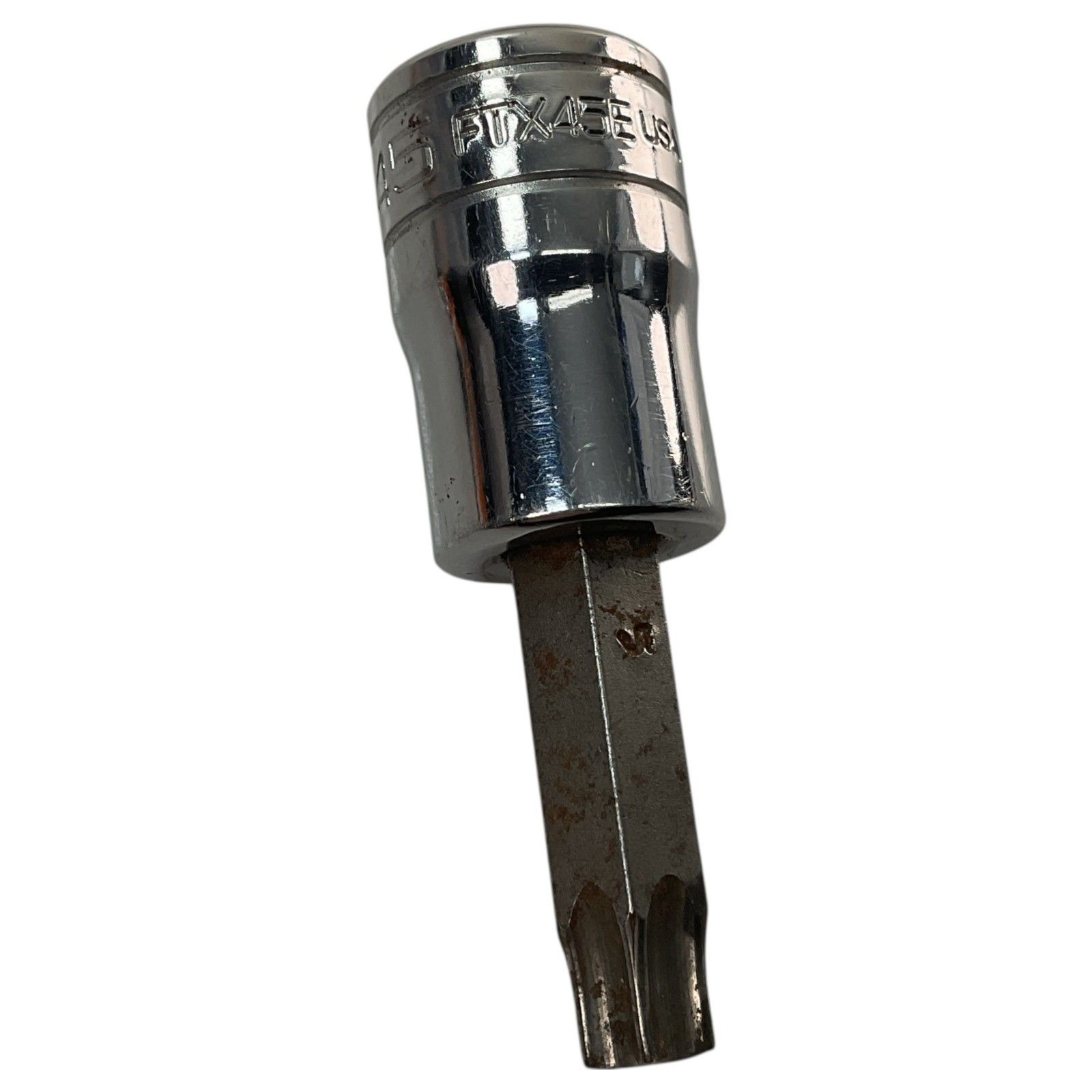 Snap-On Torx Bit Socket FTX45E 3/8″ Drive T45 Chrome USA As Pictured Pro Tool