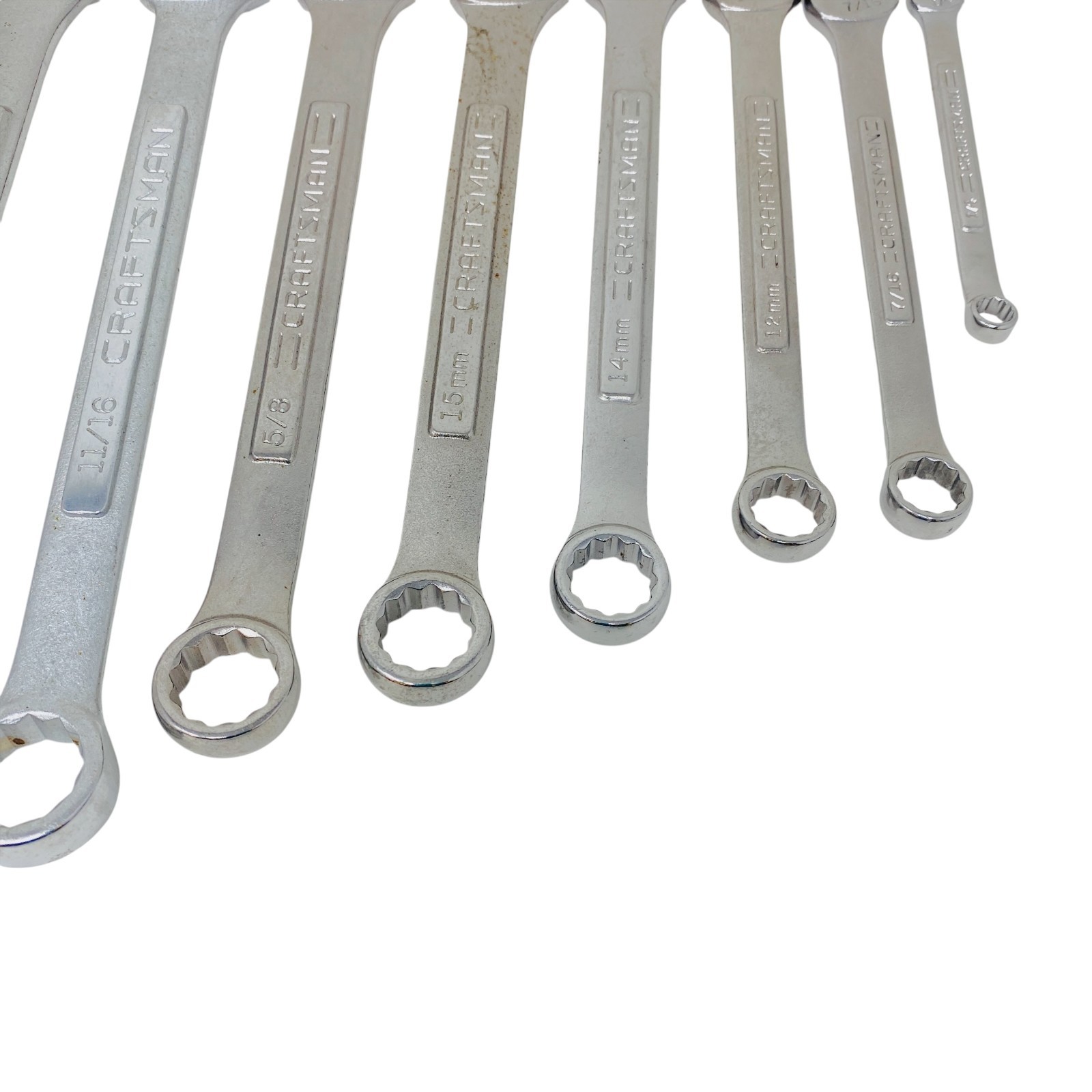 Craftsman USA Wrench Set Heavy Duty 1-1/4″ to 1/4″, Forged in USA, 13 Pcs