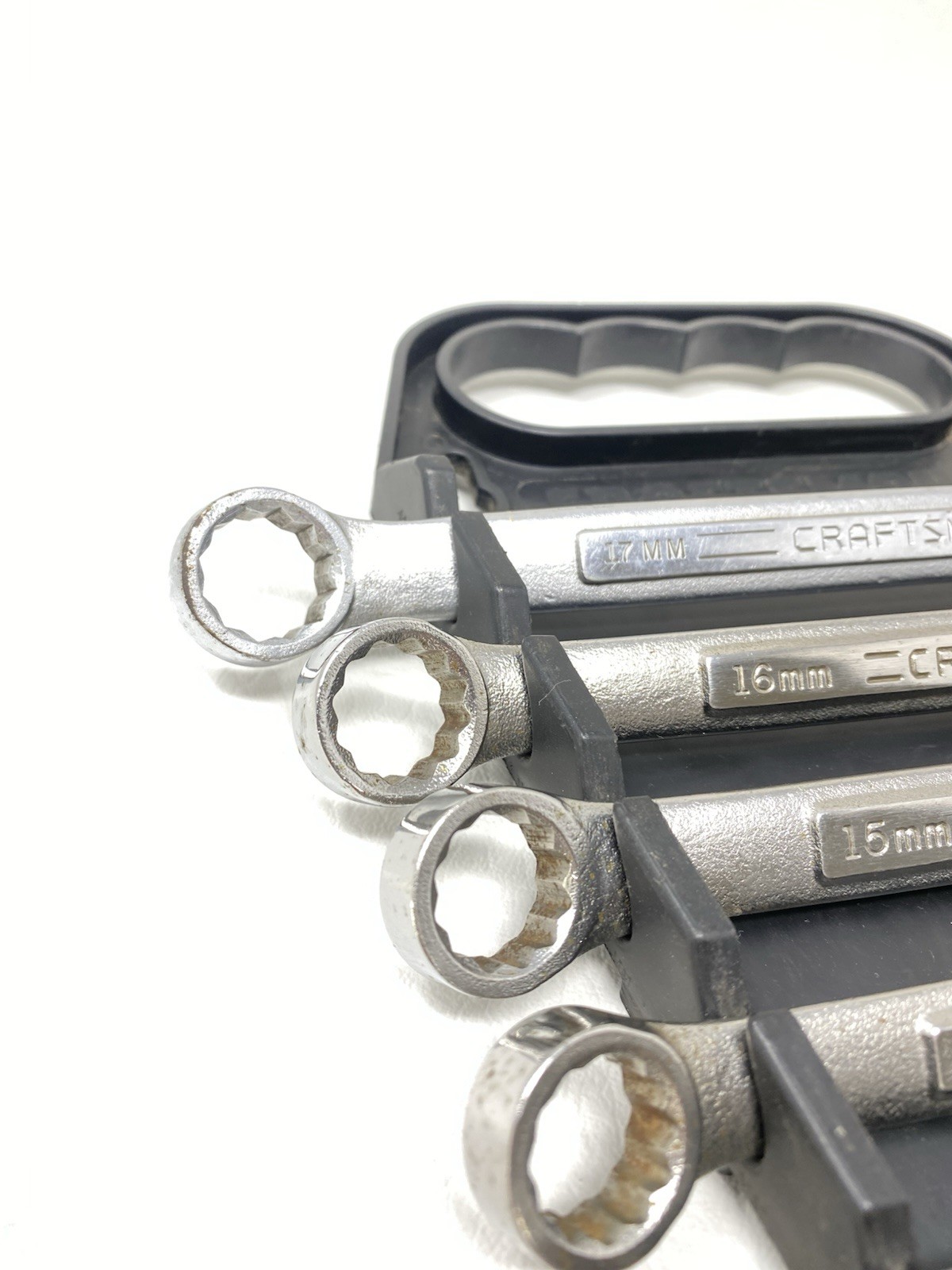 Vintage Craftsman USA Made Metric Combination Wrench Set 8pc Set 10-17mm Clean!