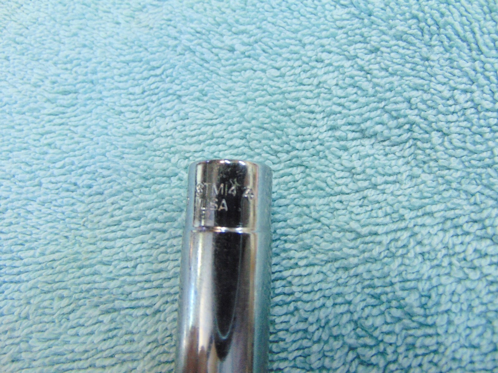 Snap-On Tools USA *NEW* 1/4″ Drive 6pt 7/16″ SAE Deep Chrome Socket STM14