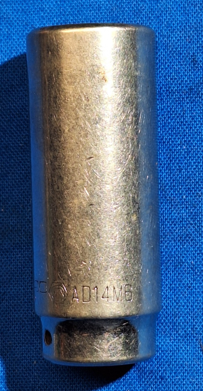 Matco Tools AD14M6 1/4″ drive 14mm Deep 6 point socket