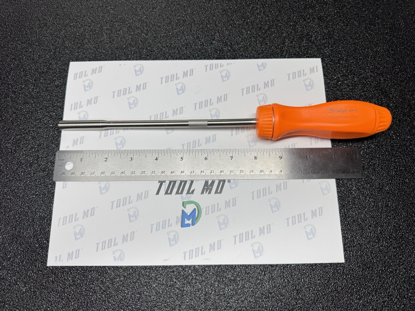 Snap-on Tools USA NEW ORANGE Hard Grip 8″ Shaft Ratcheting Screwdriver SSDMR8AO