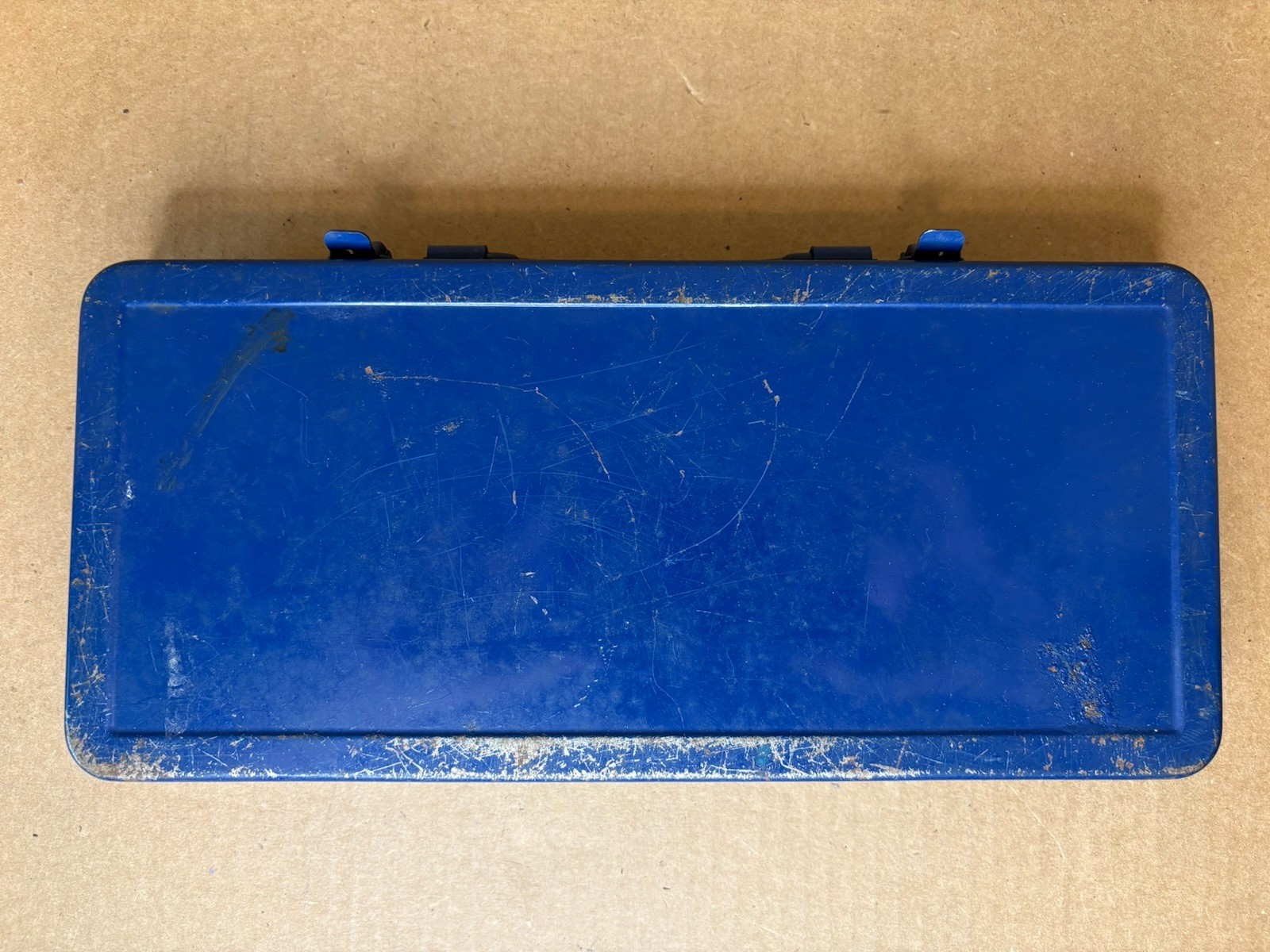 Vintage Royal Tools Tin Case ONLY for Ratchet Socket Set 257 Metric NO Contents