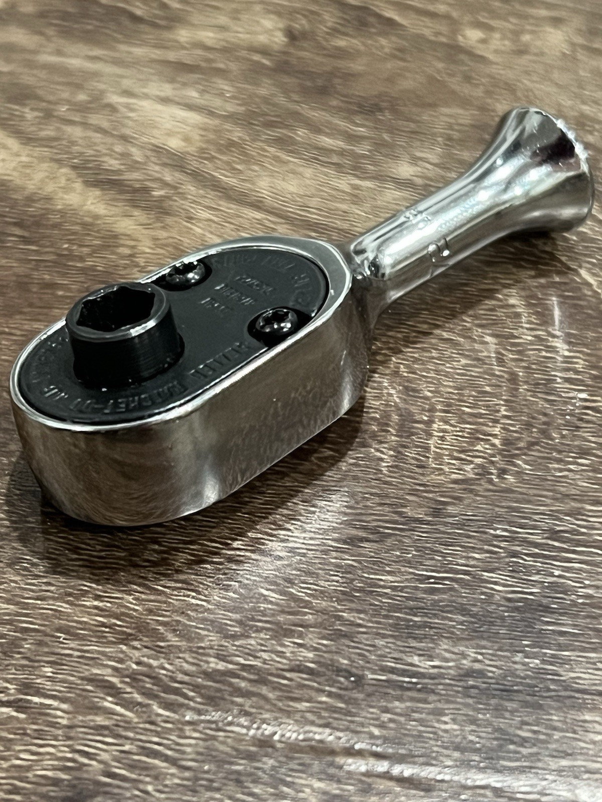 ~Snap On Tools TMK72 Hex Bit Drive Stubby Magnetic Ratchet New USA Free S&H!
