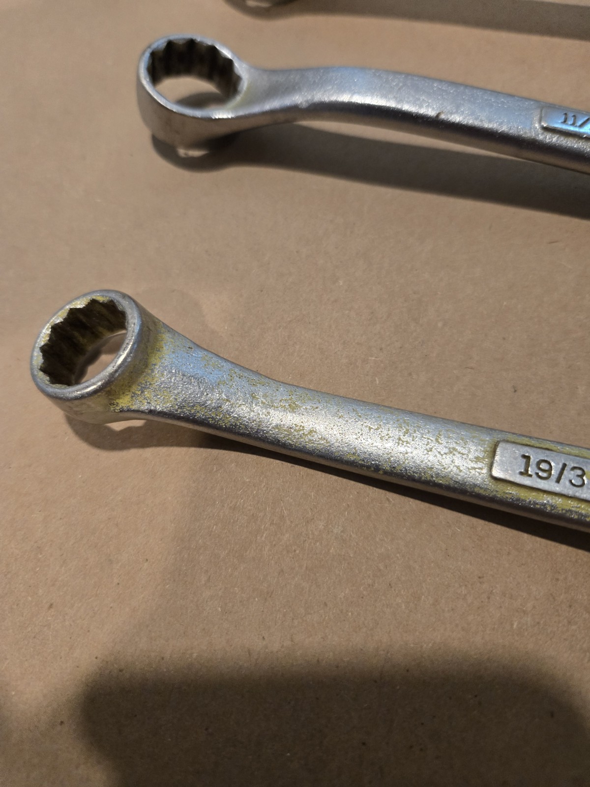 Craftsman Vintage =V= 19/32-1-5/16″ 12PT SAE Offset Box End Wrenchs USA Set Of 6