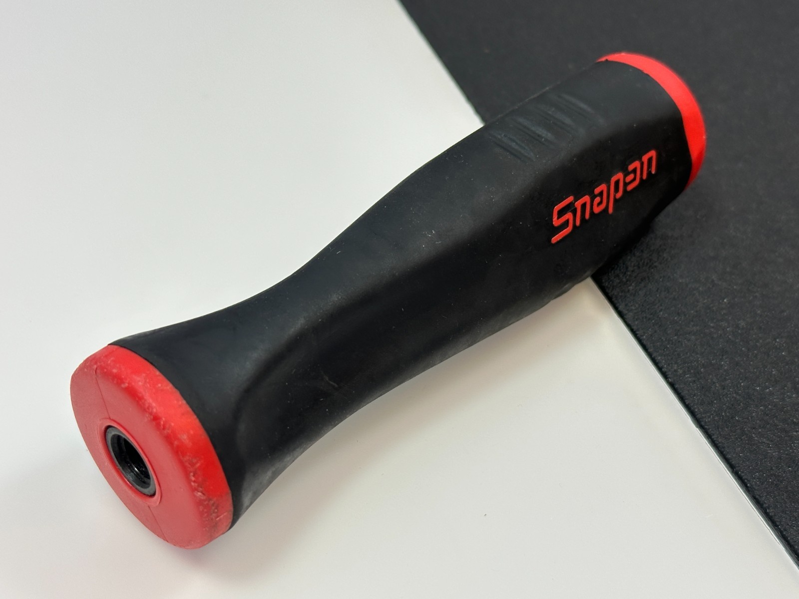 Snap-on Tools USA SGHF817A RED Soft Grip Round File Holder Grip (Handle Only)