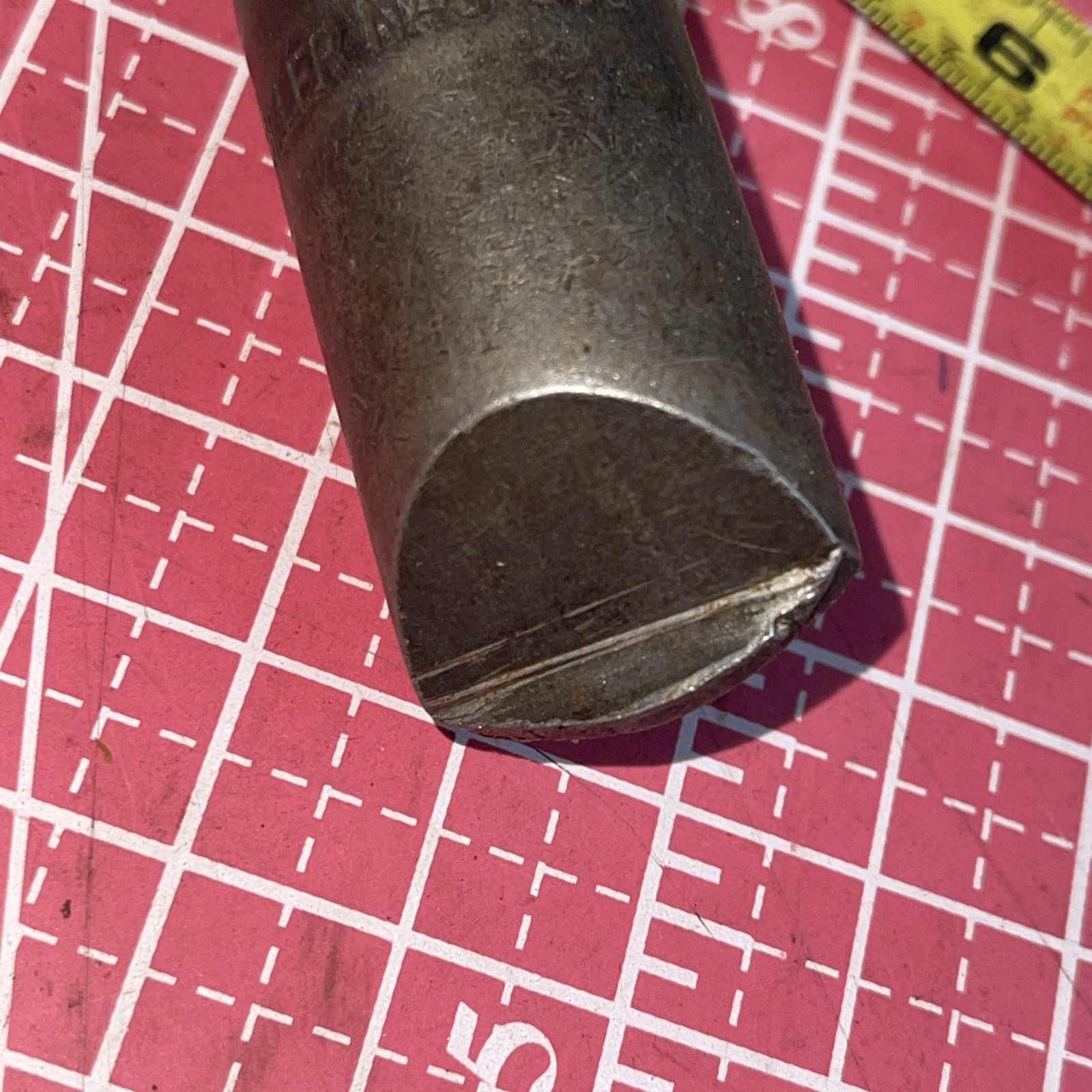 VINTAGE GILLER NAS 588 1/8 In Tip 1/2 Drive Impact Socket Curved Drag Link USA