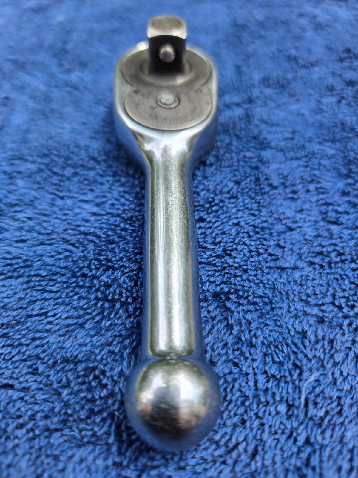 Snap-On FK720, 3/8″ Drive Stubby Handle Ratchet 4″ long USA vintage