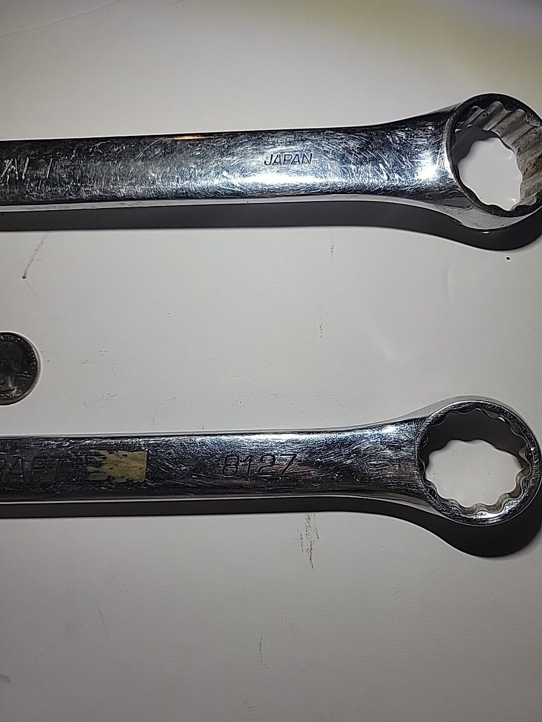 2 Pc Japanese Made True Craft 8127 & 8130 27 & 30mm Wrenches