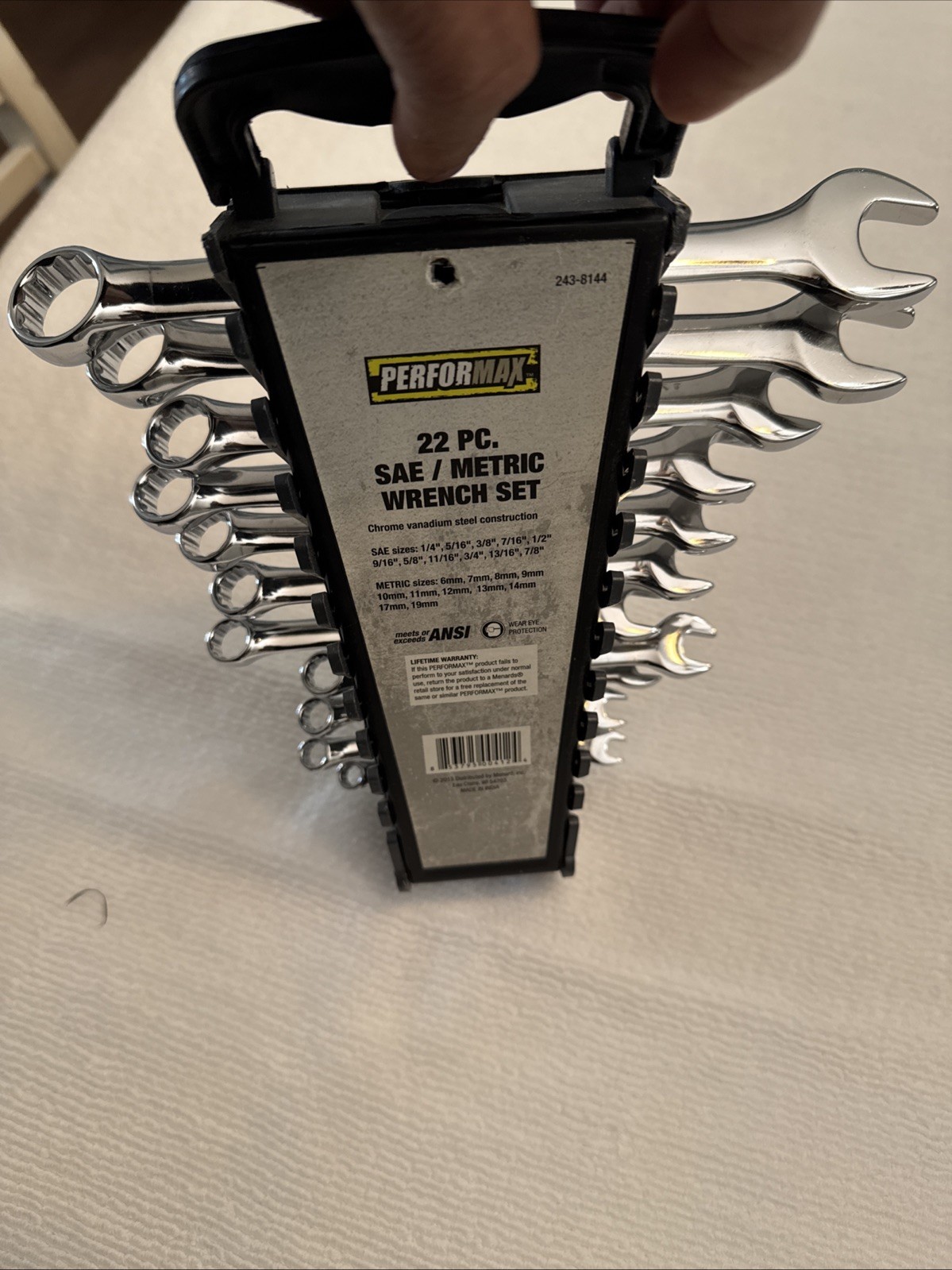 Performax COMBINATION SAE WRENCH SET, NEW, STANDARD SAE, 9 piece, (AQ-20)