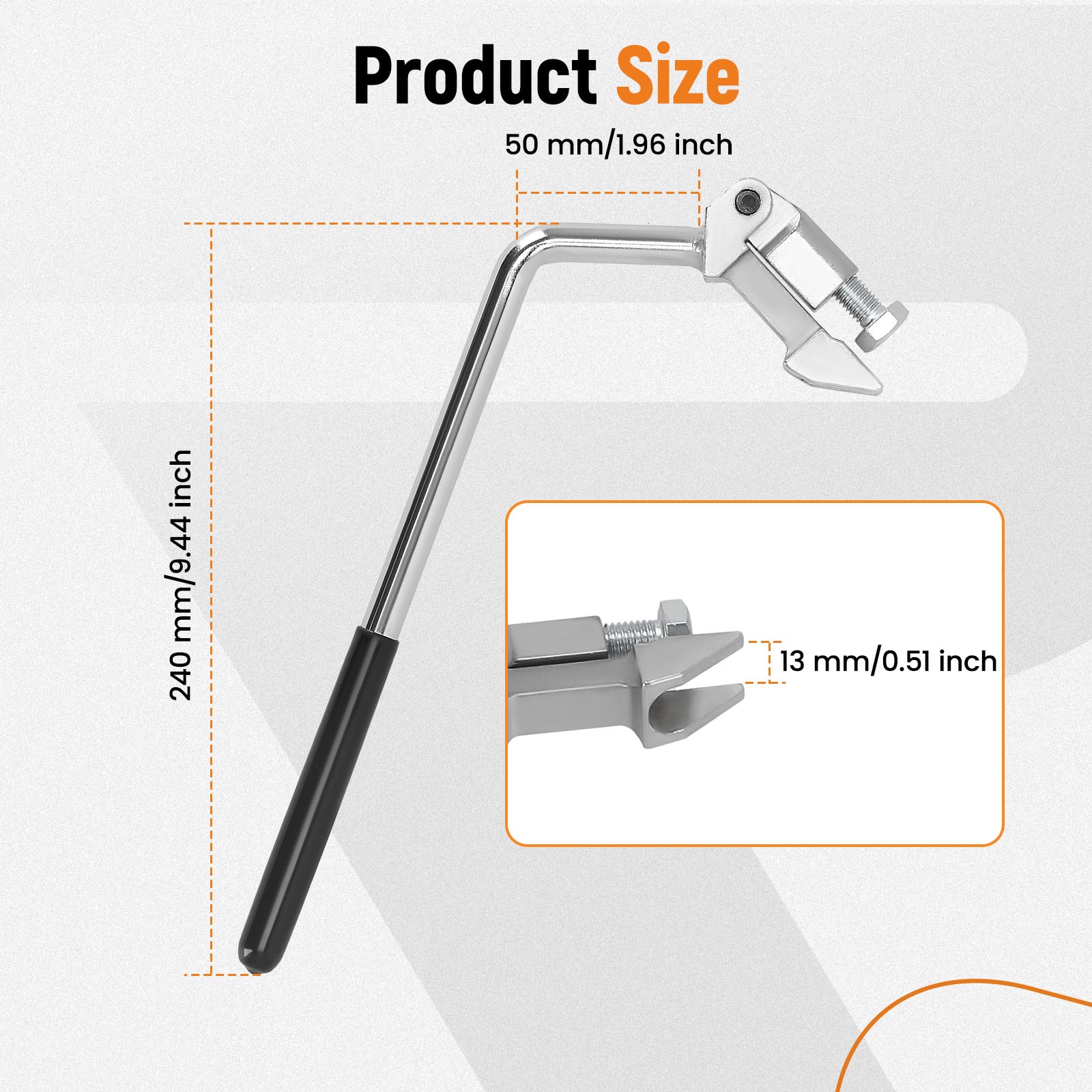 Automotive Lever Brake Pedal Release Tool From Broke Booster for BMW 2409646