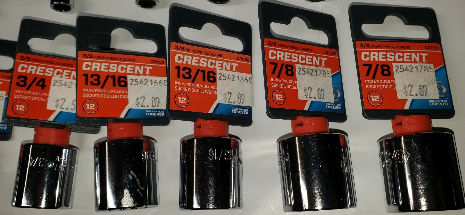 Crescent Sockets 26 Piece 3/8″ Drive 12 Point Chrome, Various Sizes SAE, Metric