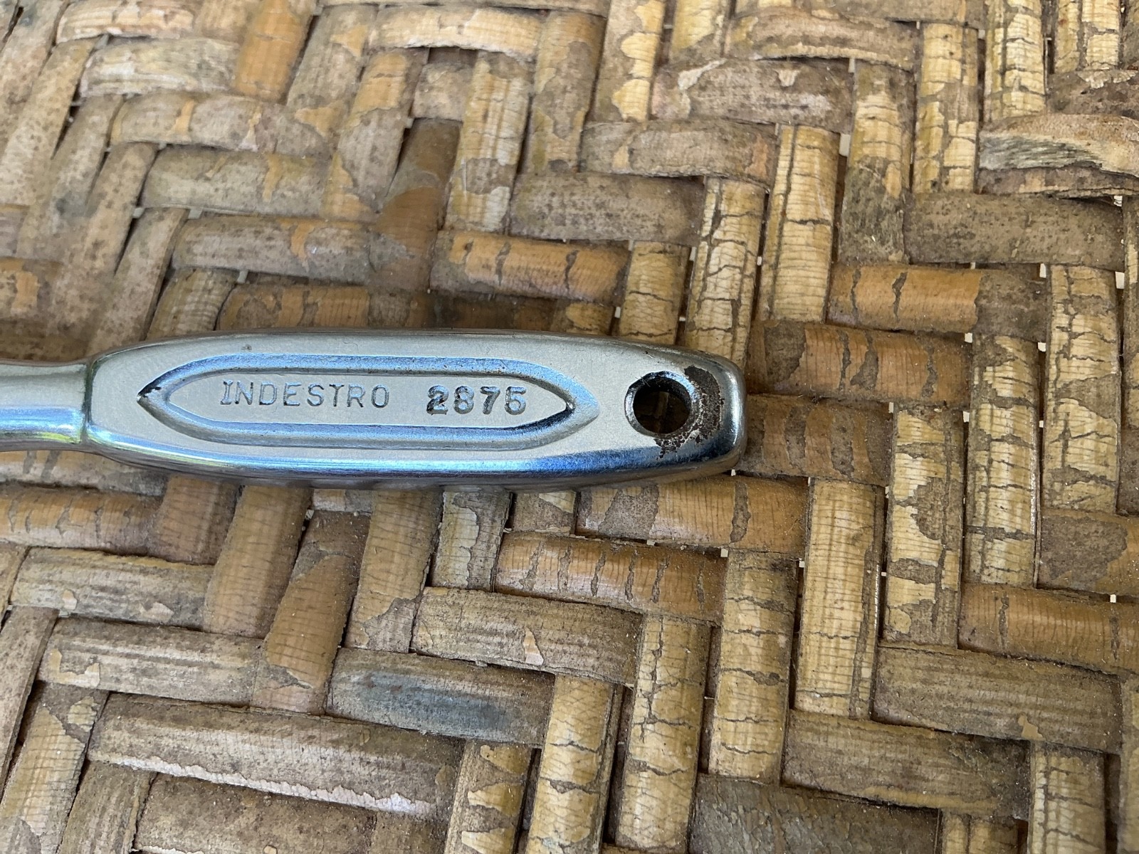 Vintage Indestro No. 2875 Socket Ratchet 1/4″ Drive VGC Made in USA