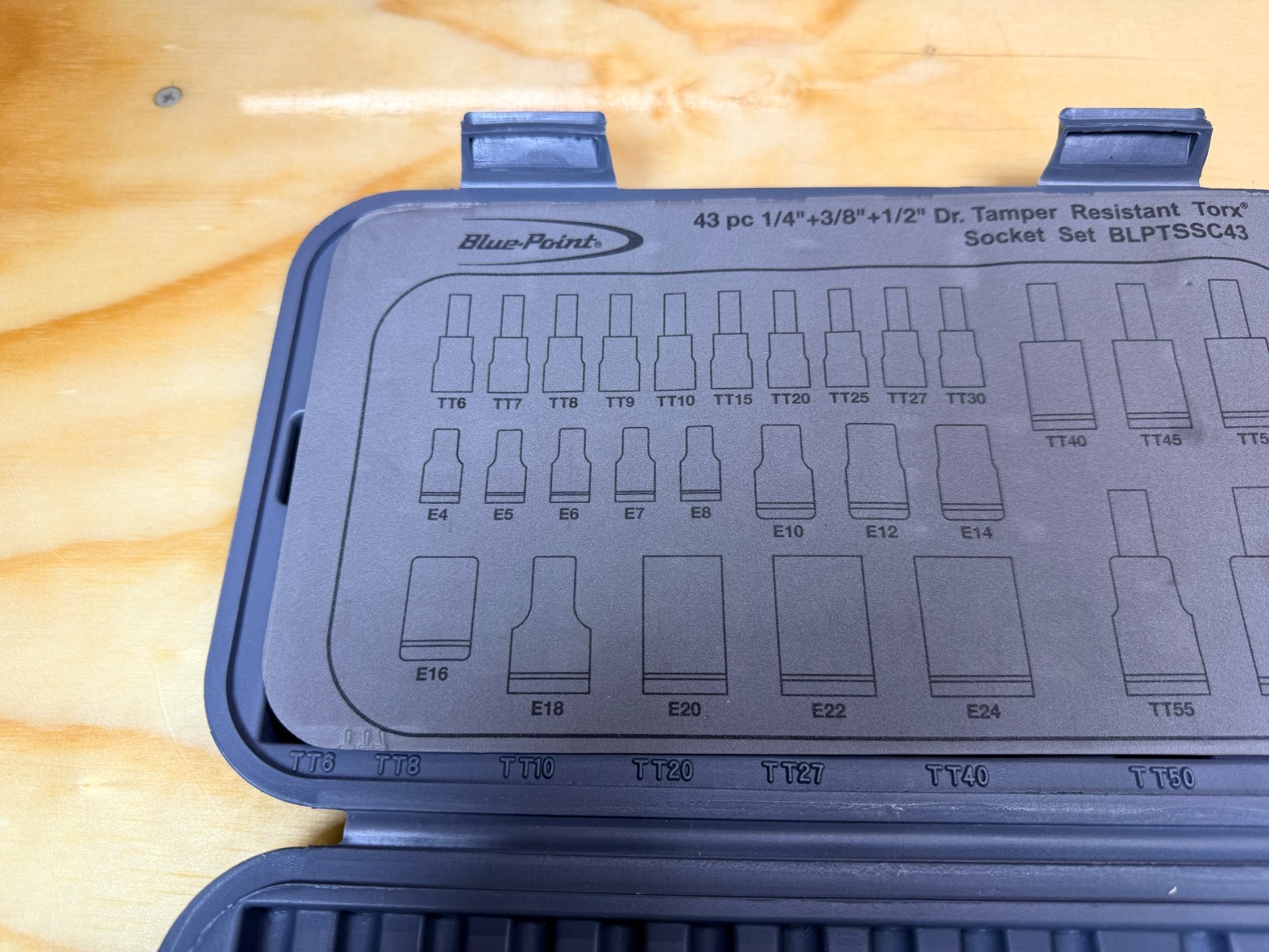 Blue-Point Tools NEW Storage Case for 43pc Torx Bit Socket Set BLPTSSC43PB