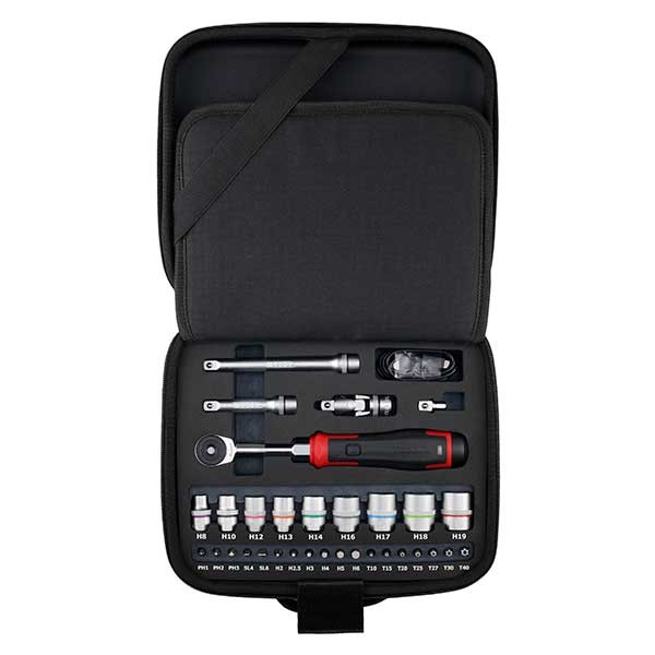 VESSEL 400ER3-1M Cordless Electric Slim Ratchet Set with 31 Bits Socket Japan JP