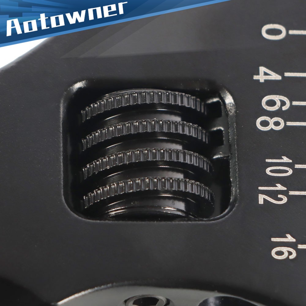 For Hose End Fitting 3AN-16AN Black Adjustable Wrench Aluminum Tool Spanner