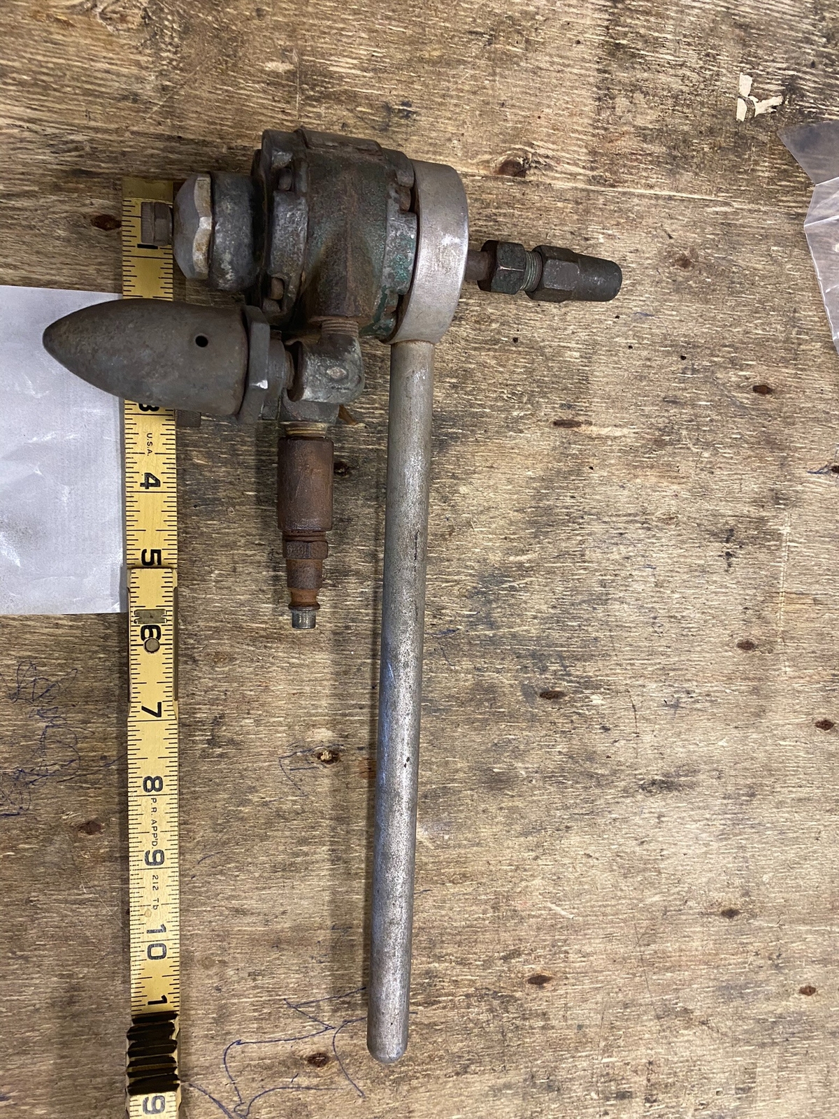 Vtg Tools USA Paint Mixer Air Stir Bodyman collectible Painter Garage Man Cave