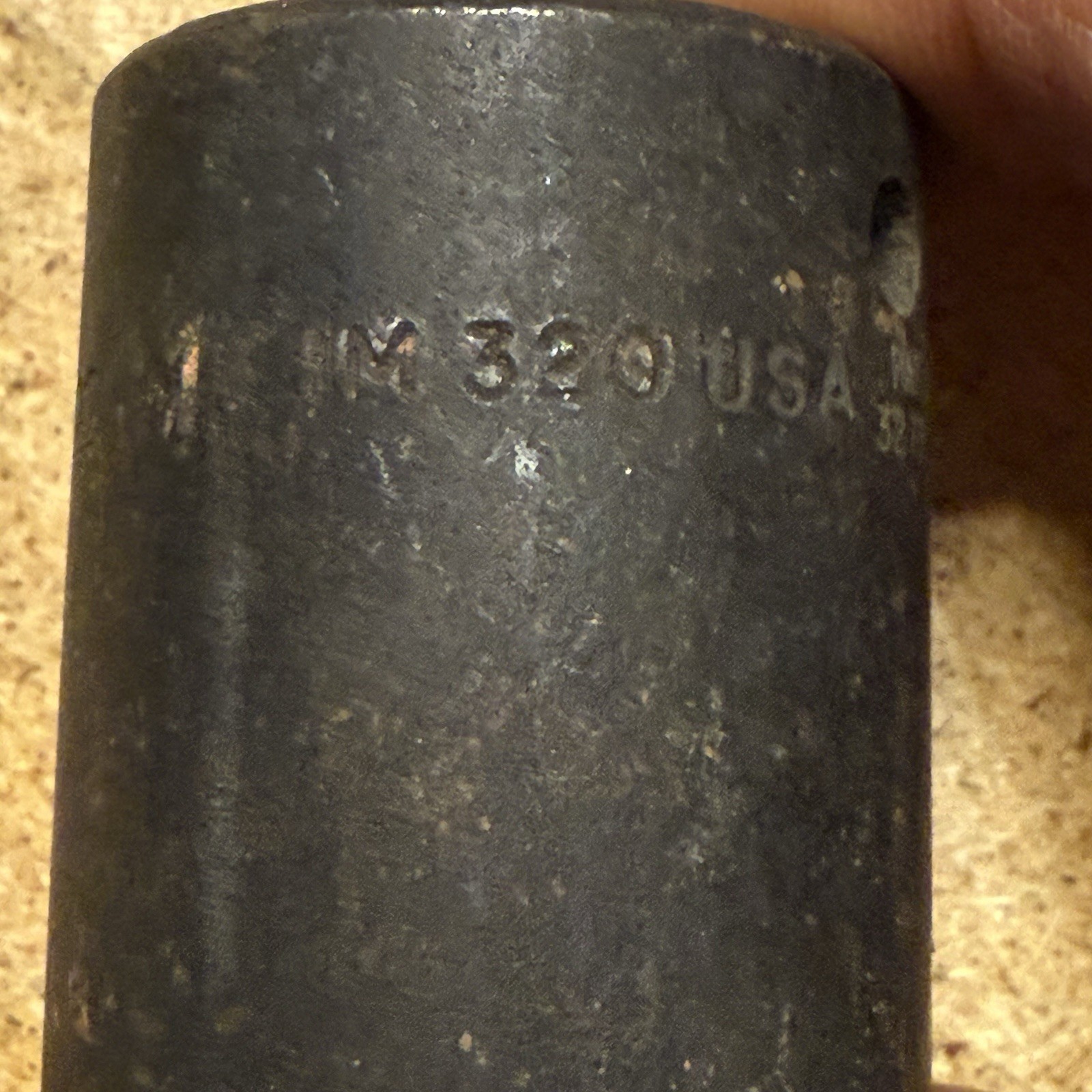Snap On Tools 1M320 1” SAE 1/2” Drive Shallow 6 Point Impact Socket USA