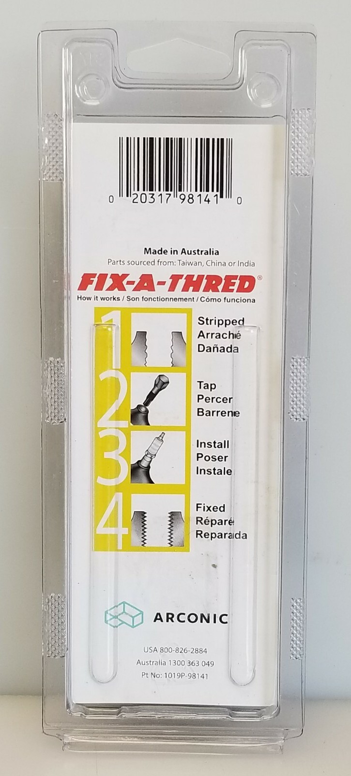Plug-Saver 98141 M14 x 1.25 Spark Plug Port Repair 14mm Insert Kit (5334-14) NEW