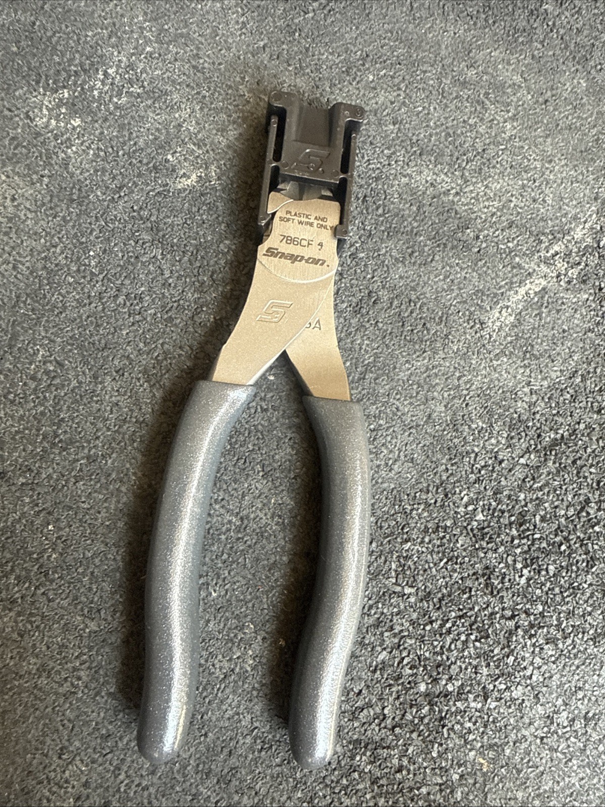 For Snap-on 786CFDT DIAGONAL FLUSH CUTTER PLIERS 6″ *DARK TITANIUM HANDLES*