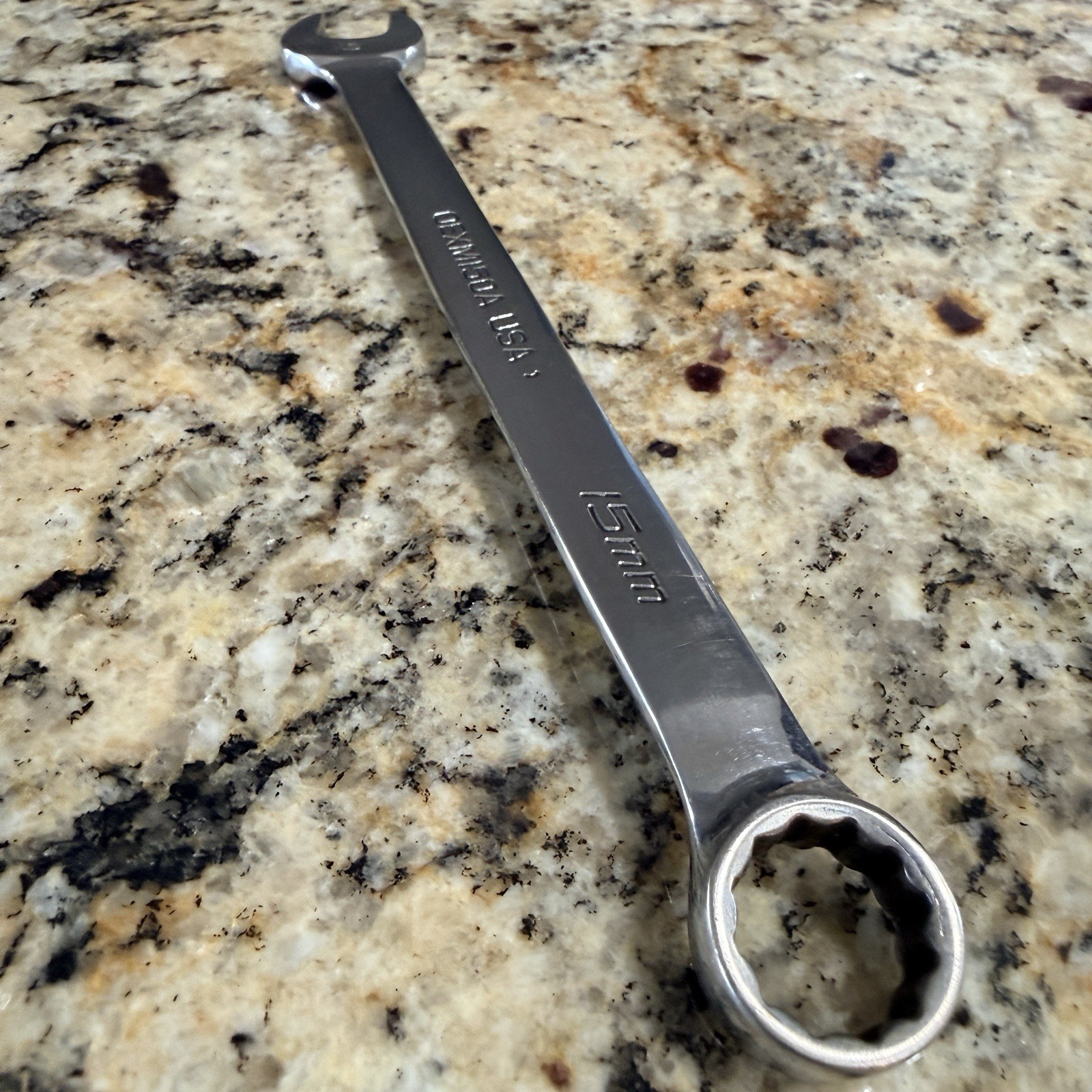 Snap-on Tools OEXM150A 15mm Combination Wrench 12 Point Metric – Made in USA