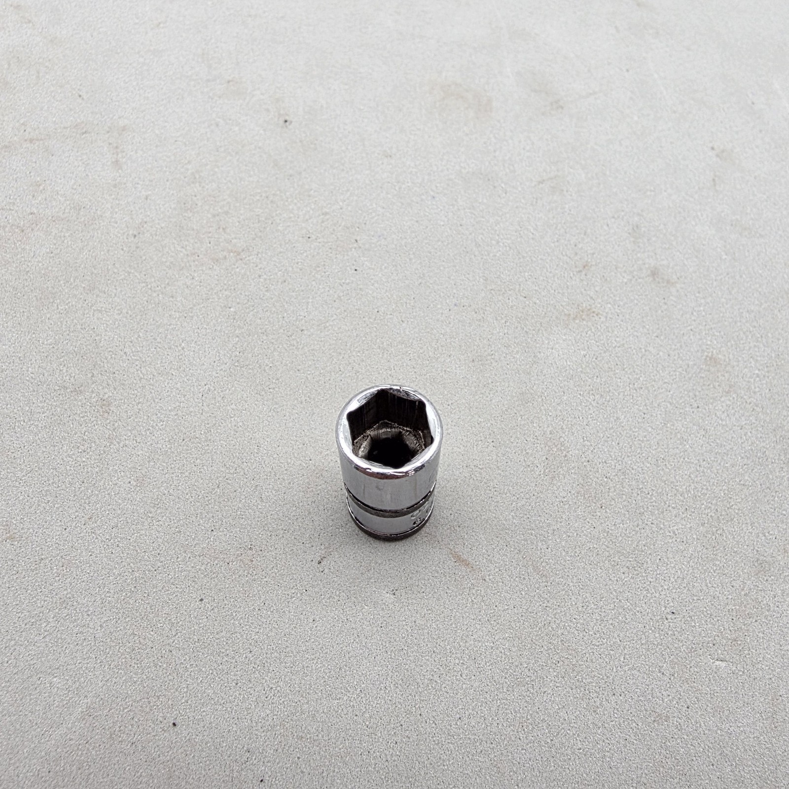 Snap-on Tools 1/4″ Drive 9mm Metric 6 point Shallow Chrome Socket TMM9 USA