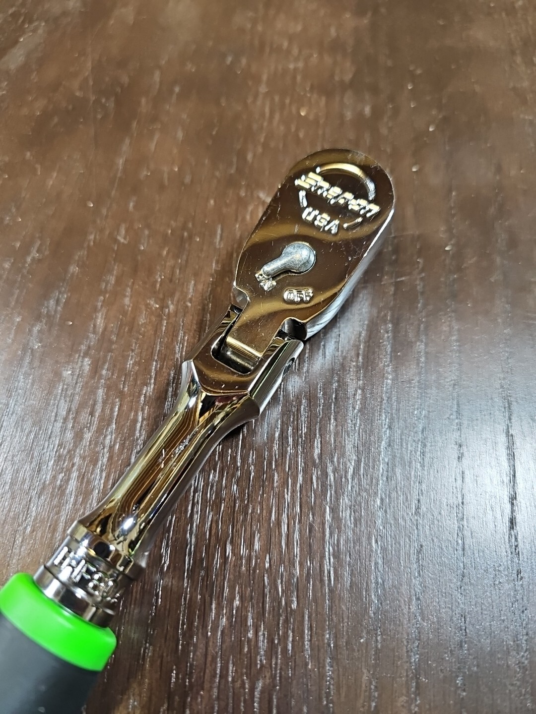 *New & Rare* Snap On FHF80A 3/8″ GREEN Soft Handle Ratchet FREE EXPEDITED