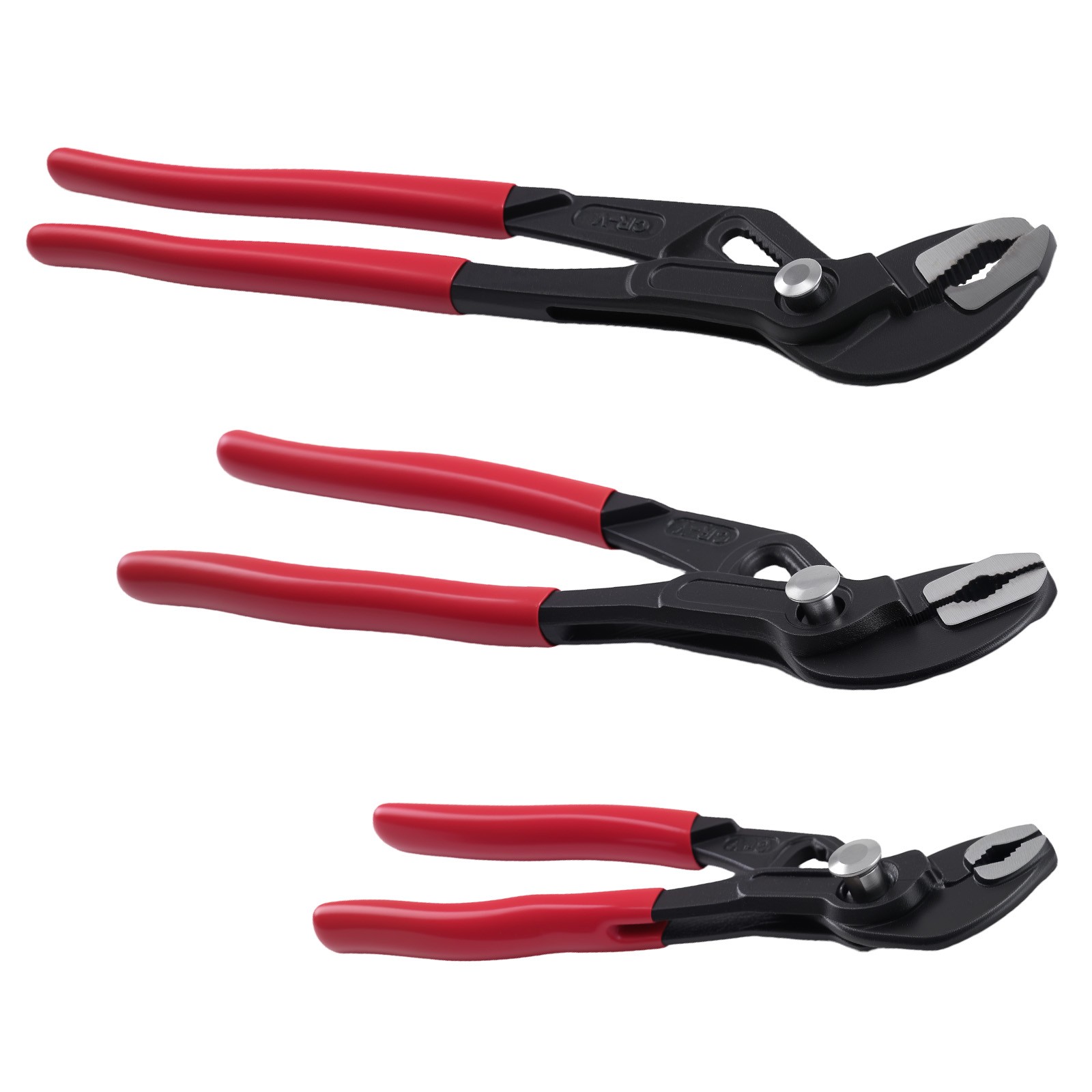 Carbon Steel Water Pump Pliers Self-Locking 7″ 10″ 12″ Non-Slip Grip 3pc