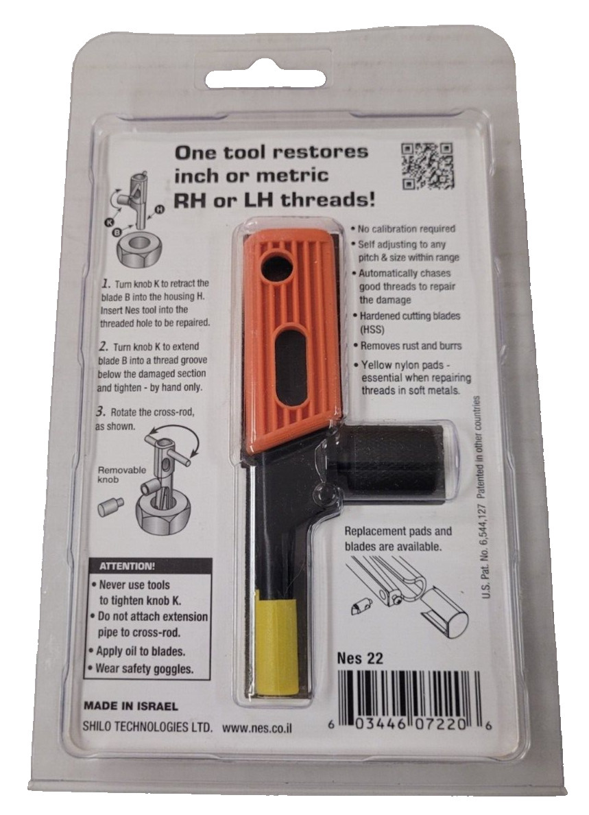 NES 22 Universal Internal Thread Repair Tool 12 – 16 MM 1/4-3/8 NPT