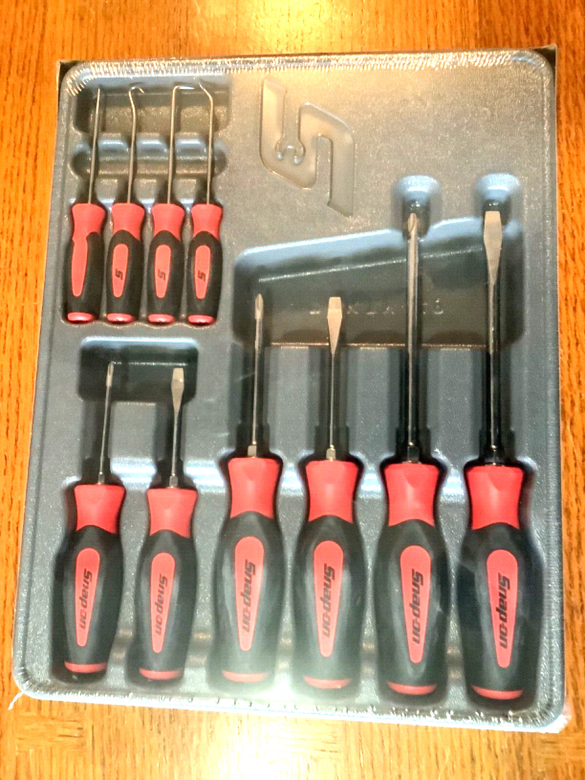 NEW Snap-on™ 10-pc Orange Soft Grip Screwdriver & Pick Set SGDX60204CO