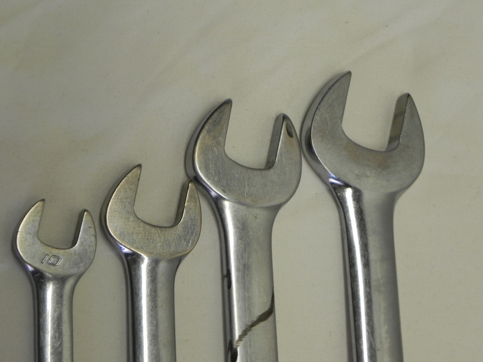 Snap-On 4 Piece 12 Pt Metric Flank Drive Combination Wrenches OEXM Series