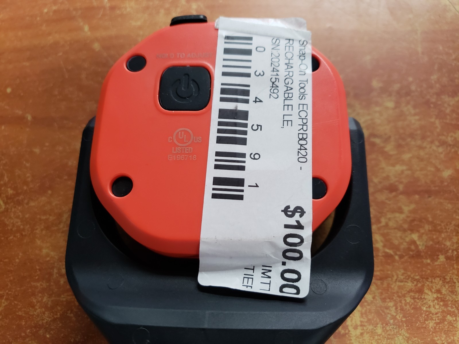 Snap-On ECPRBO42 400 Lumen ABS Project Light Red pre owned