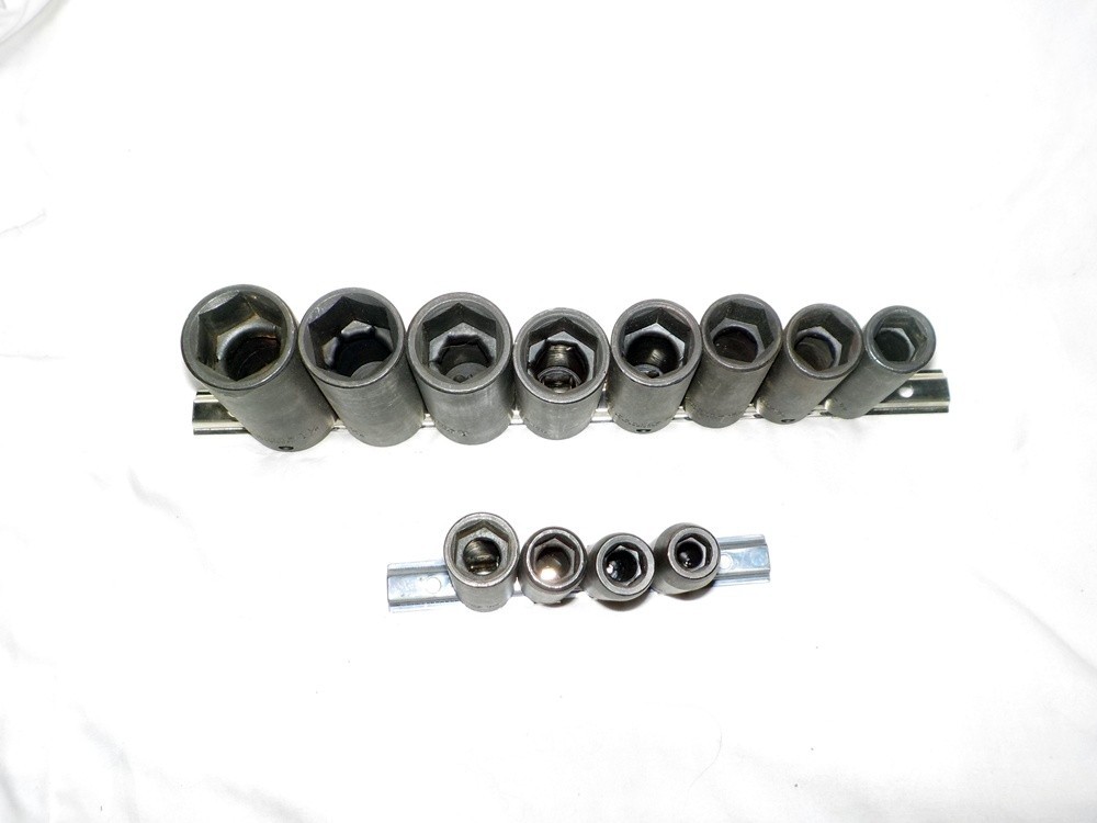 12 Proto Professional Deep Impact Socket Set SAE 1/2″ Drive 6 Point 7/16-1 1/8