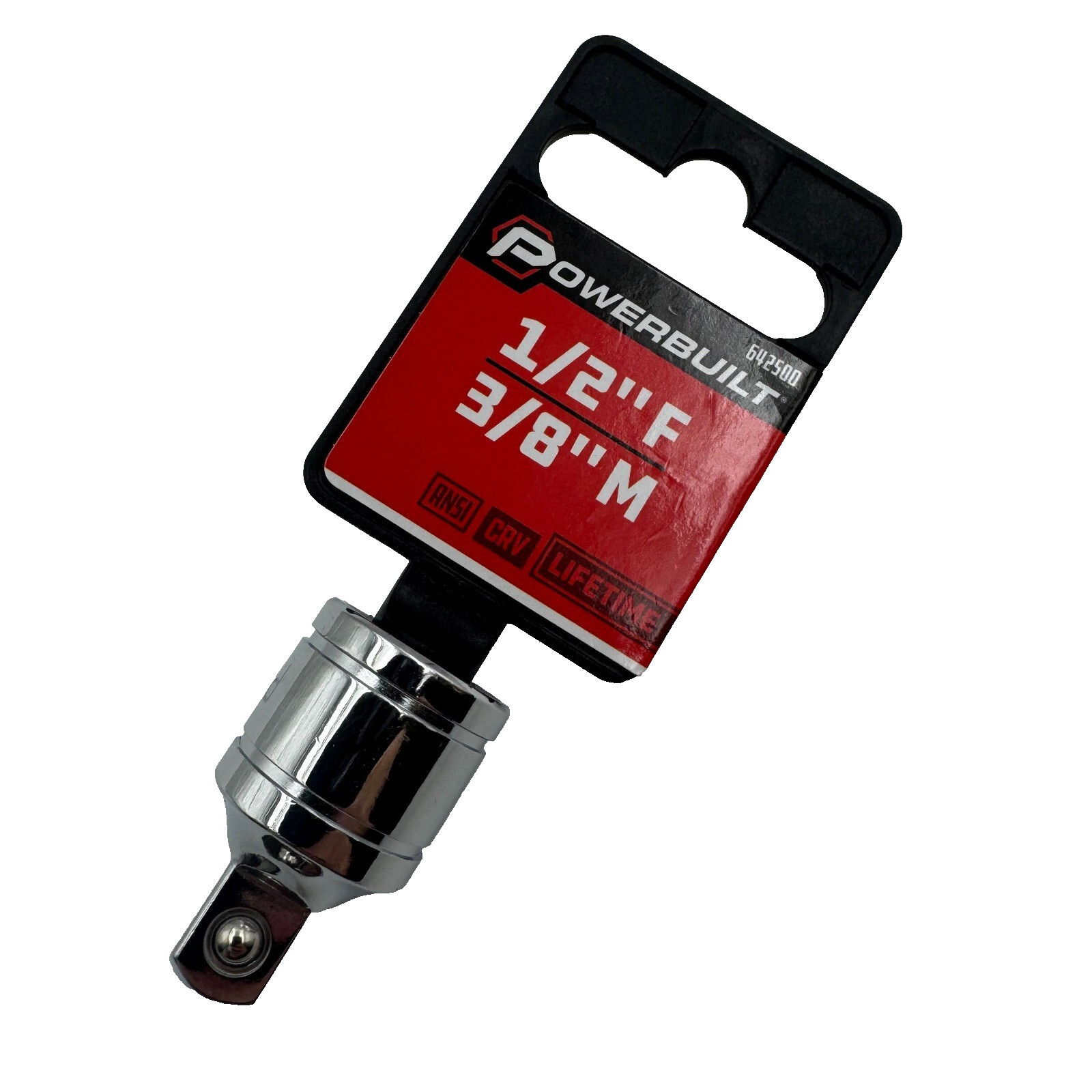 1/2 Inch Drive (F) x 3/8 Inch (M) Adapter – 642500 for Ratchet or Socket