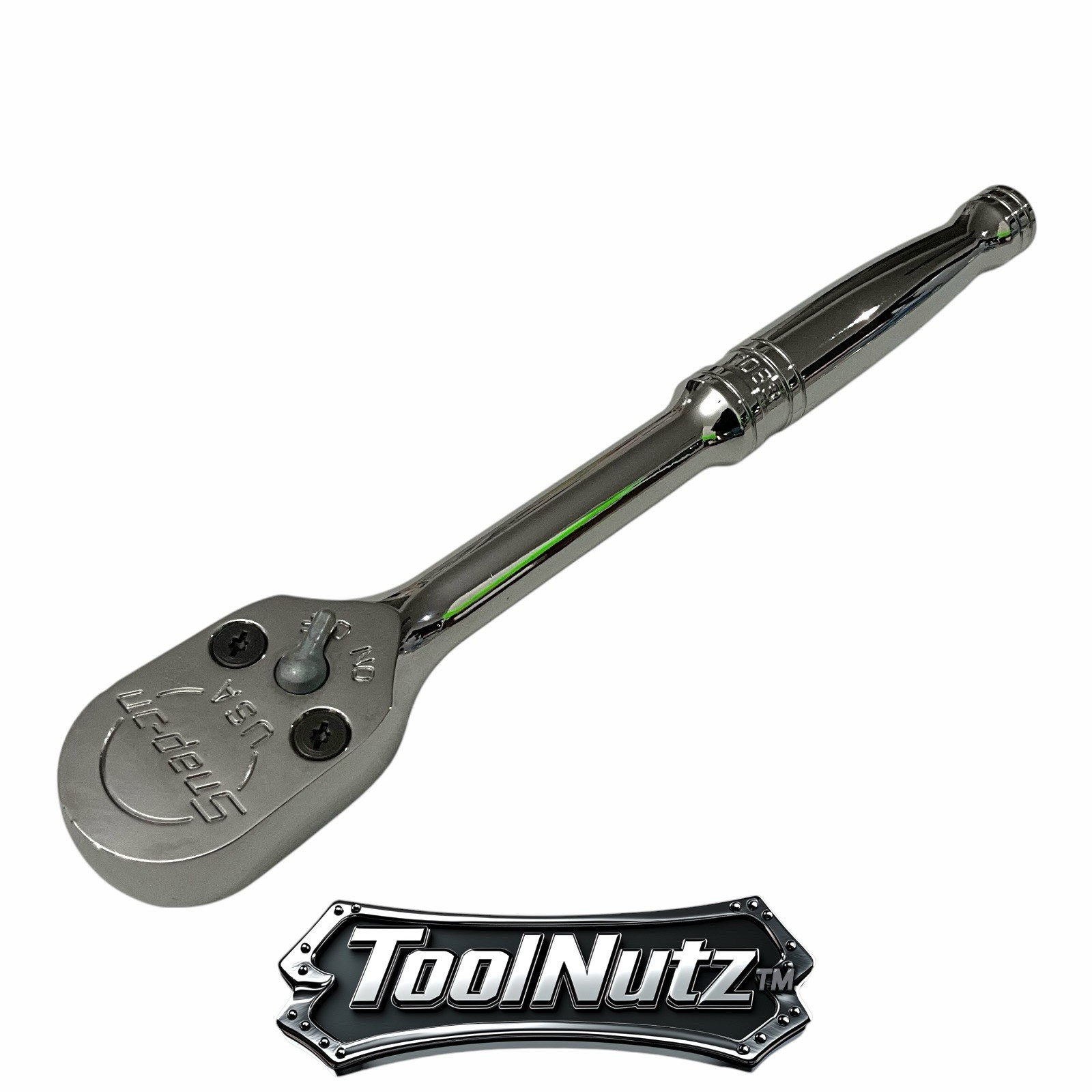 Snap-on Tools NEW S80A Durable 1/2″ Dr 80 Tooth Fine Gear Chrome Handle Ratchet