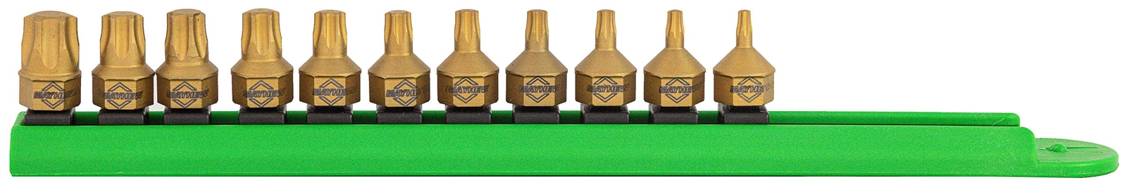 Mayhew 16003 Titanium-Coated Low-Profile Dual Drive Set, Torx, 11-Piece