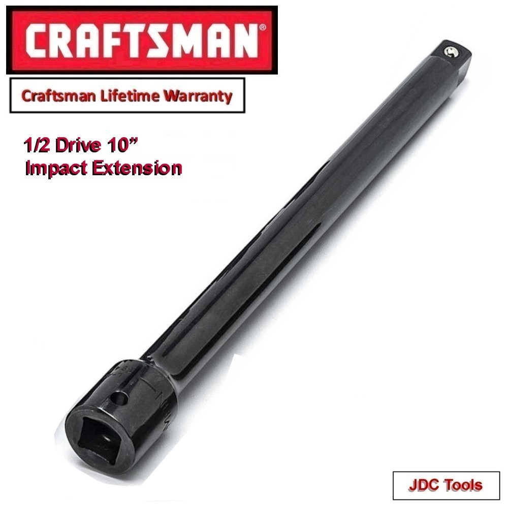 Craftsman 1/2″ Drive 3 pc Impact Extension Set – 10 inch 6 inch 3 inch