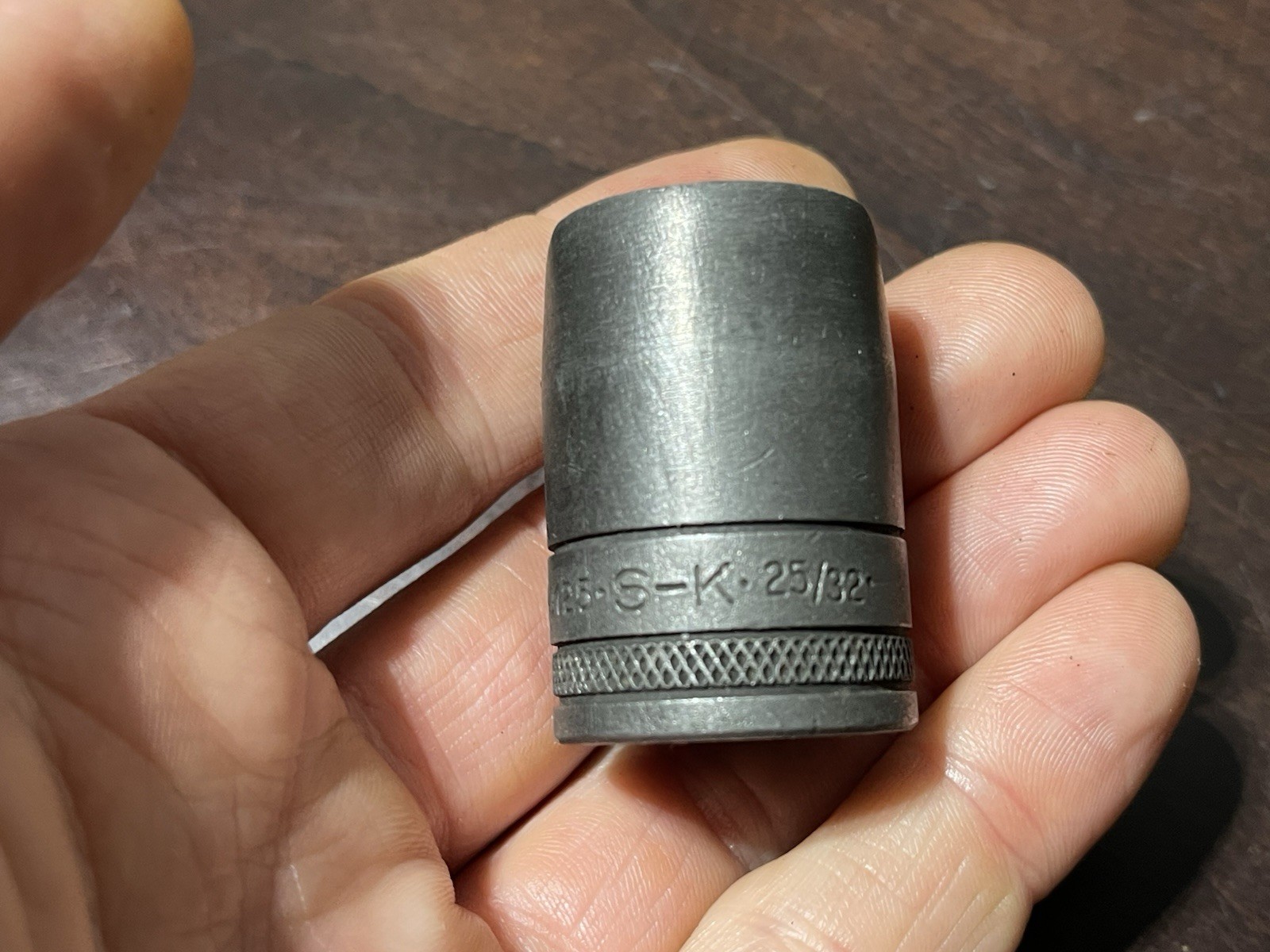 Vintage S-K 40125 1/2″ drive 25/32″ Socket USA made, excellent condition