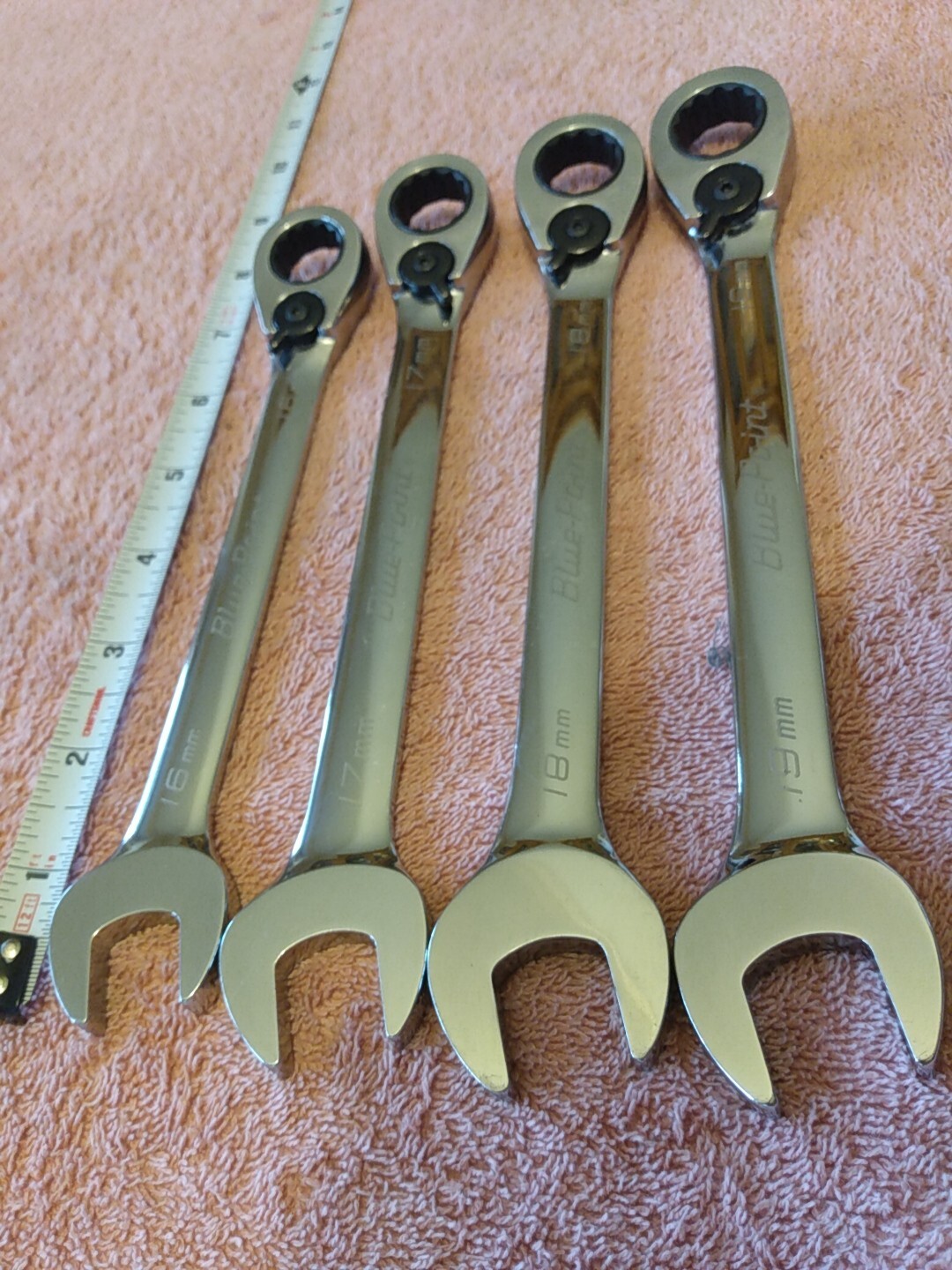 Blue Point By Snap On Tools 16 17 18 And 19 Mm Reversible Combination Wrenches