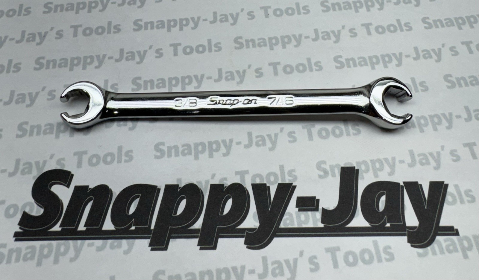 Snap-on Tools USA NEW 3/8” – 7/16” SAE Double End Flare Nut Wrench RXFS1214B