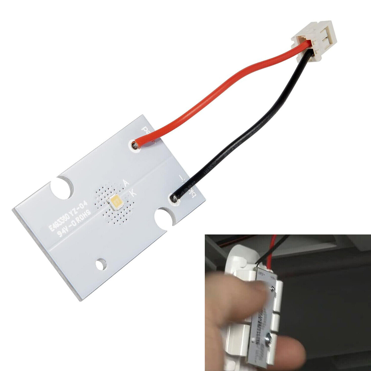 W10843353 Refrigerator LED Light Board Module for KitchenAid,Kenmore & Whirlpool