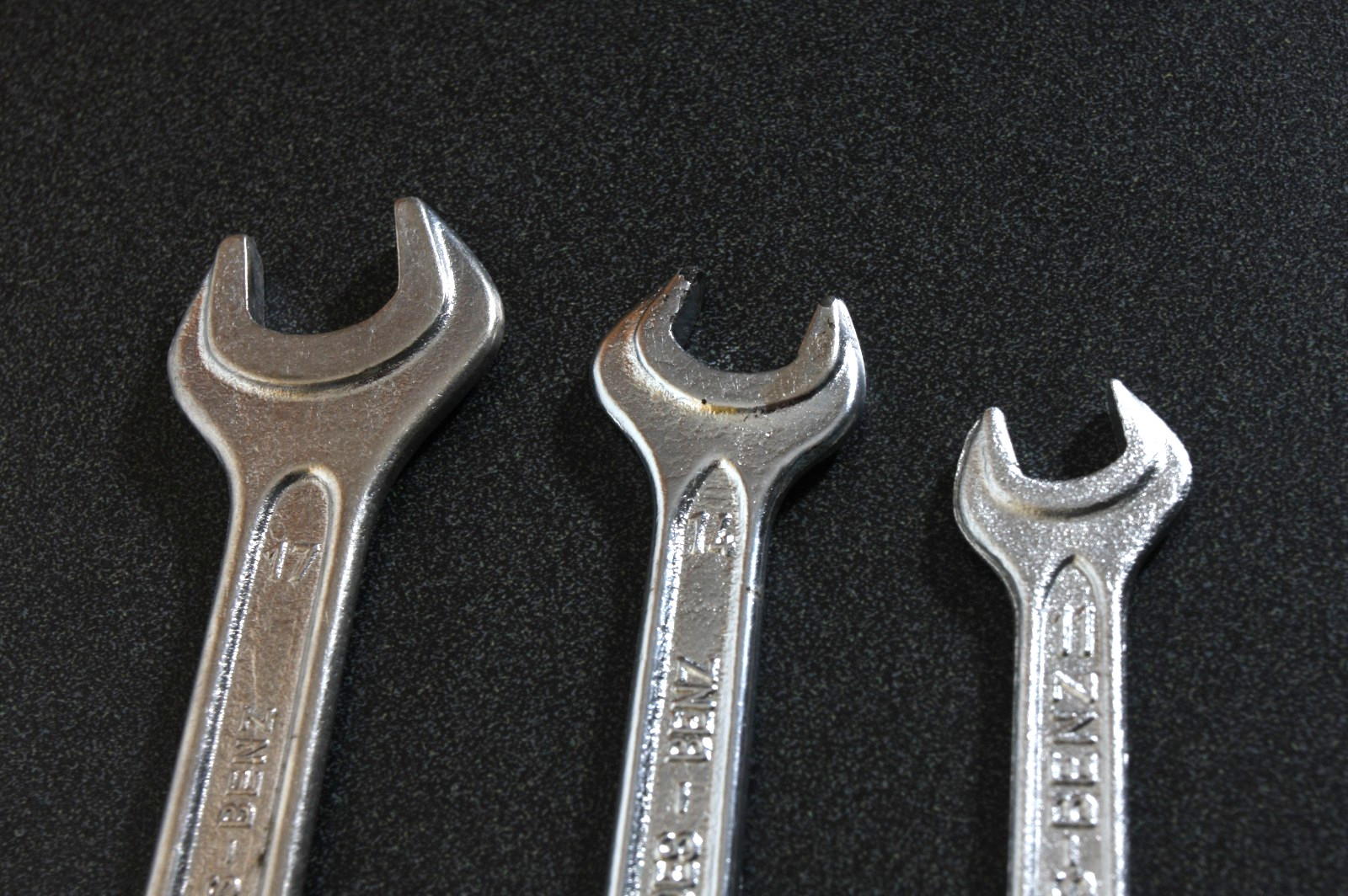 Mercedes-Benz Metric Wrench Set Matador Heyco Open-End 19mm 17mm 14mm 13mm 11mm