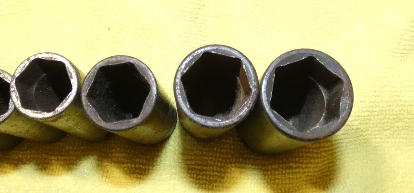 7 Snap-On SIMF120-SIMF240 3/8″-3/4″ 3/8″ Drive 6 Point Impact Deep Socket Set #B