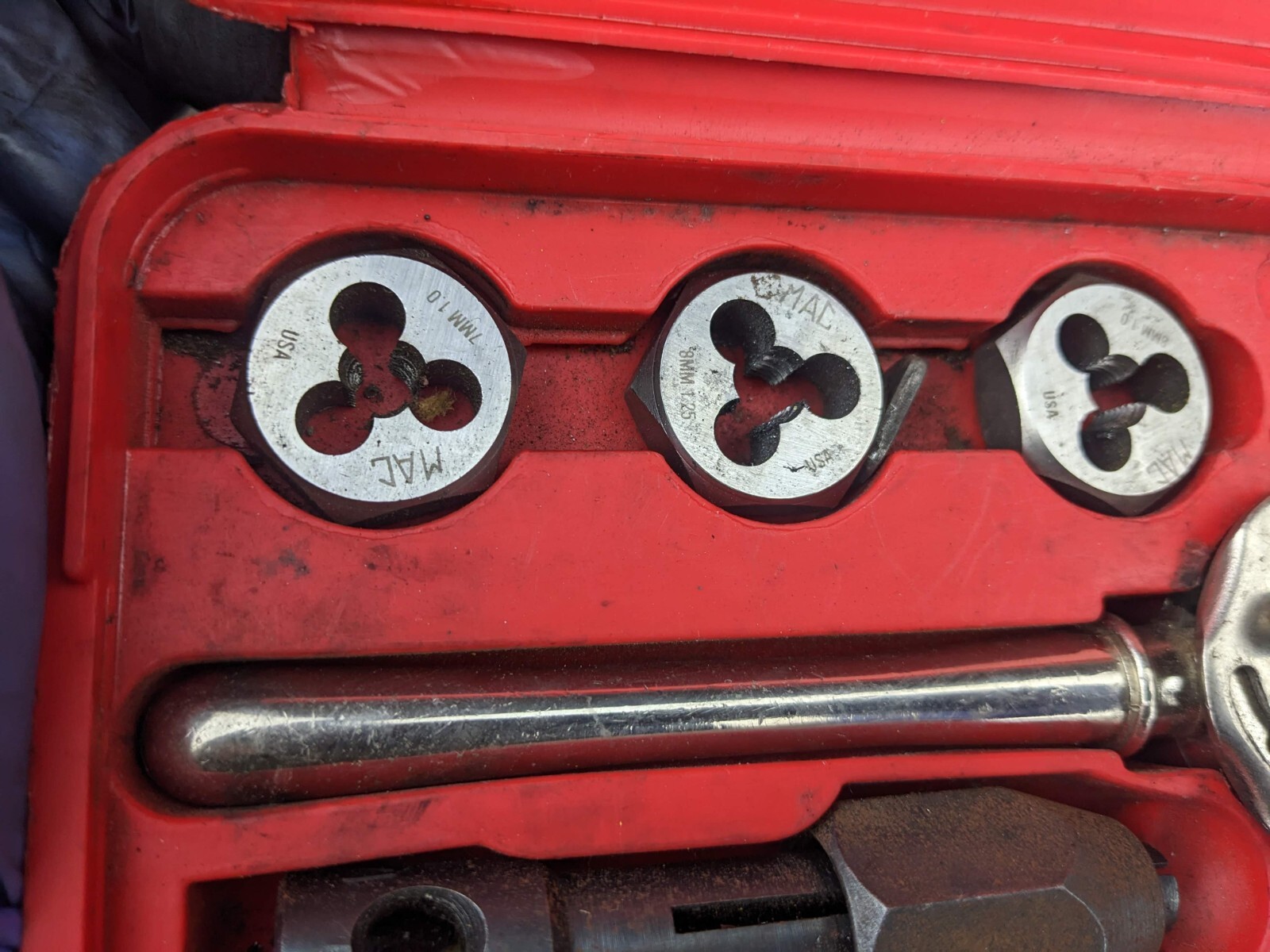 #bi973 Mac Tools 8017TS Metric Tap & Die Set