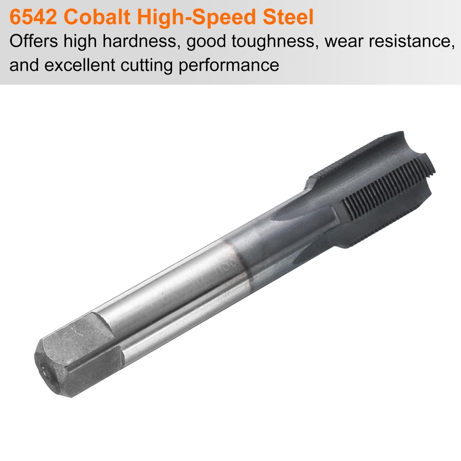 M18x1 + M16×1.75 mm Metric Thread Tap 6542 Steel TiCN Coat Right Hand Plug Screw