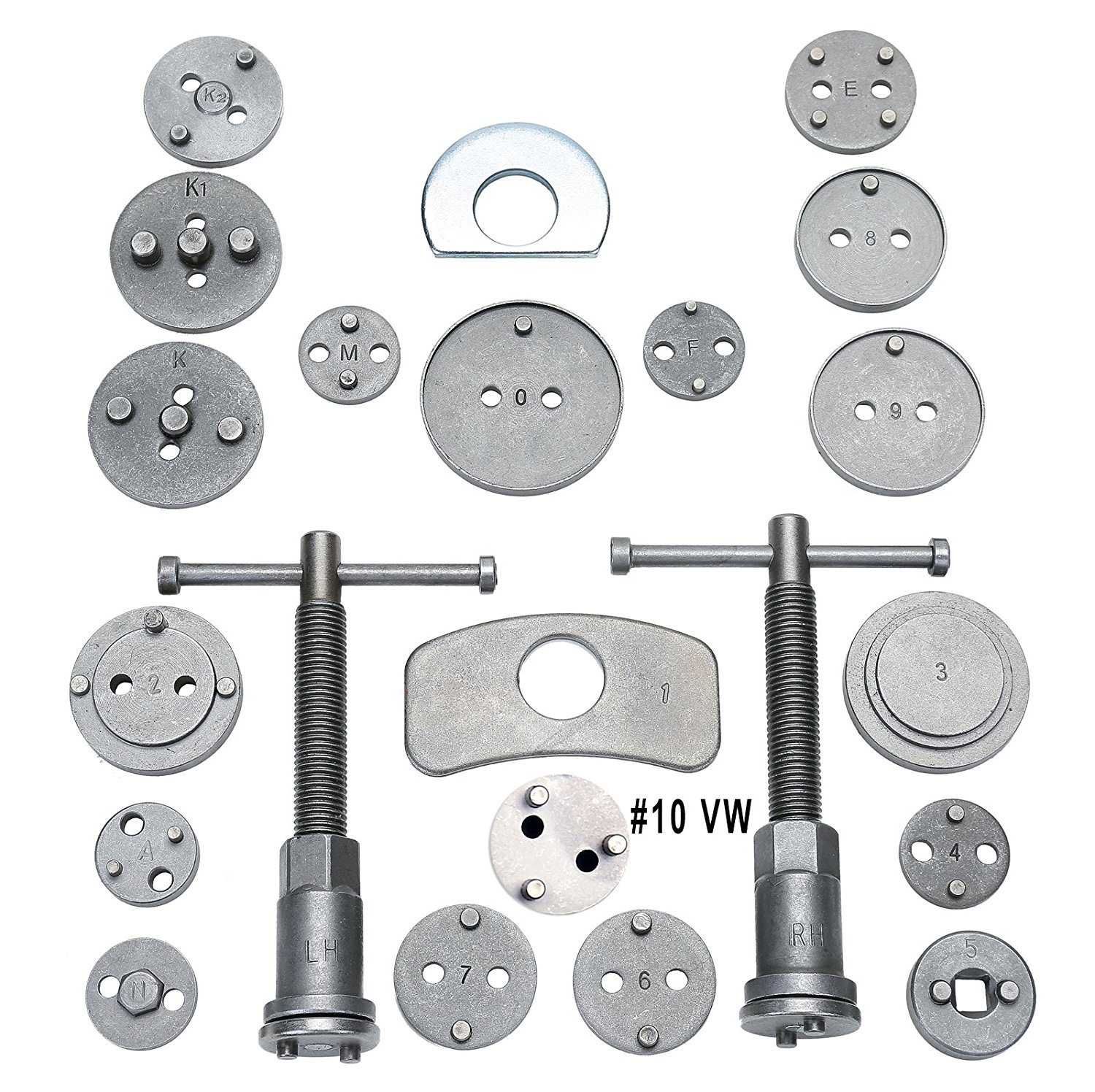 27PCS Universal Disc Brake Caliper Brake Piston Wind Back Rewind Tools For VW