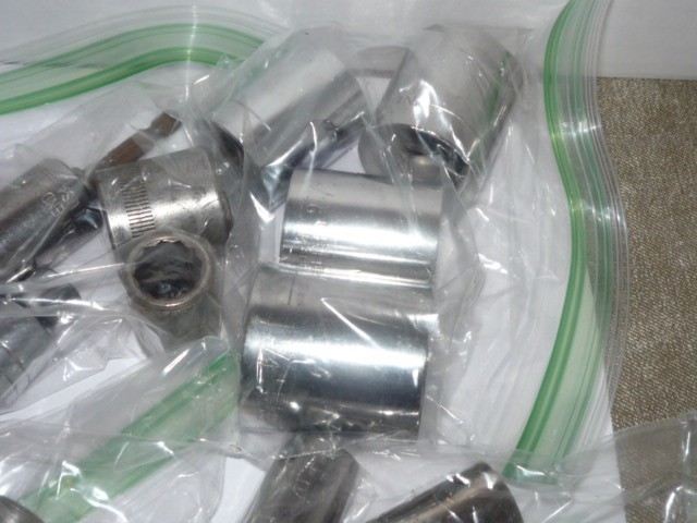 10 pound lot of sockets, Craftsman and other brands, nice mix, standard & Metric