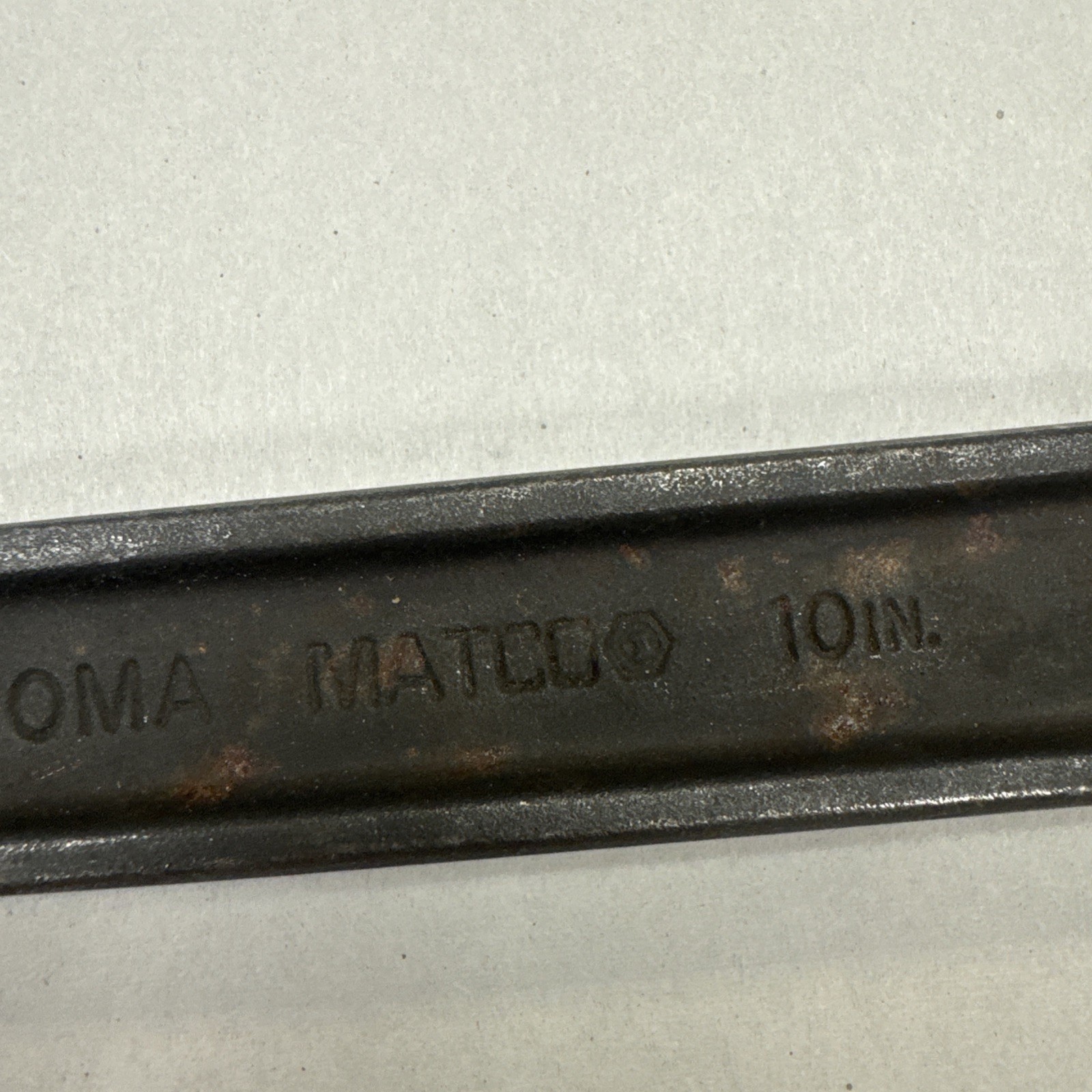 Matco Tools AJ10NA 10” Adjustable Wrench Industrial Finish