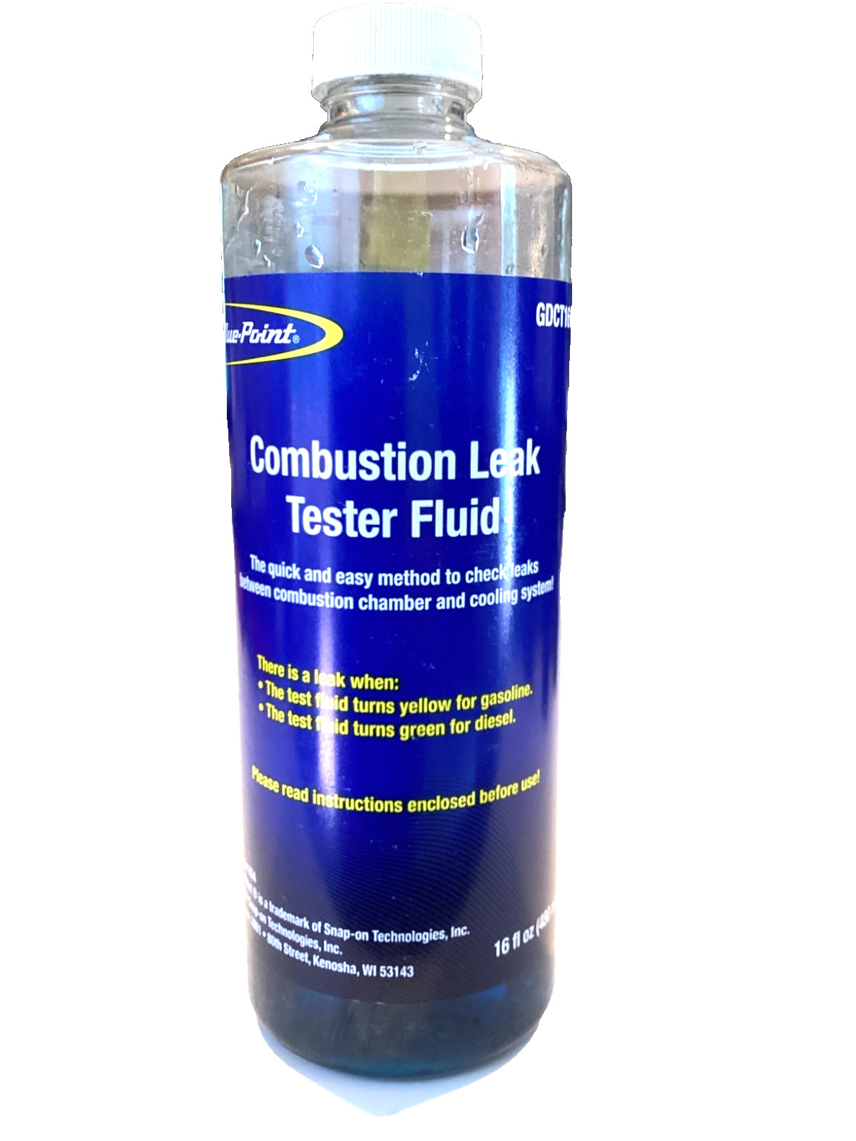 BLUE POINT By SNAP ON USA Combustion Leak Test Kit For Diesel Gas Engines GDCT16