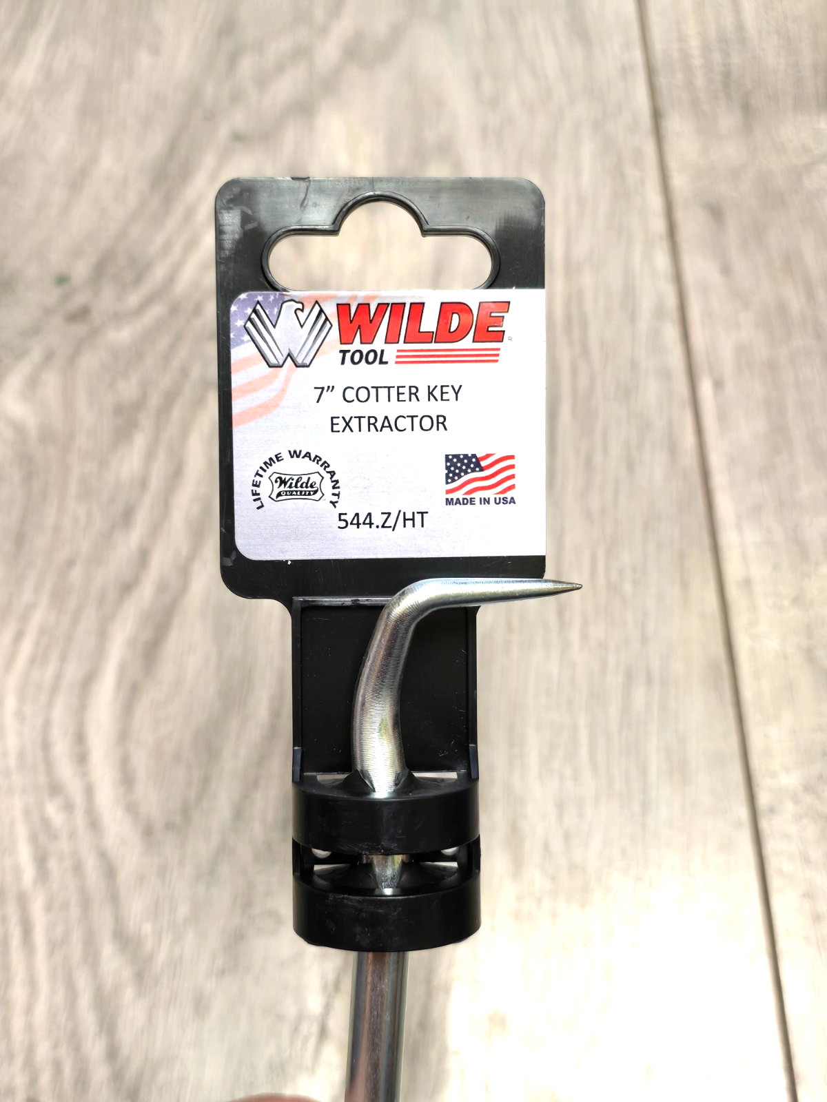WILDE Tools USA 544.Z-HT 7″ Cotter Key Puller Hook/ Pick Tool